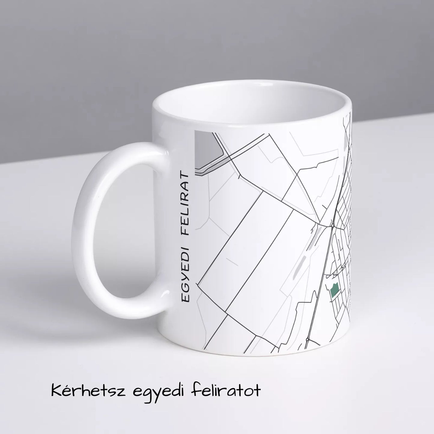 Algyő - Térképes bögre