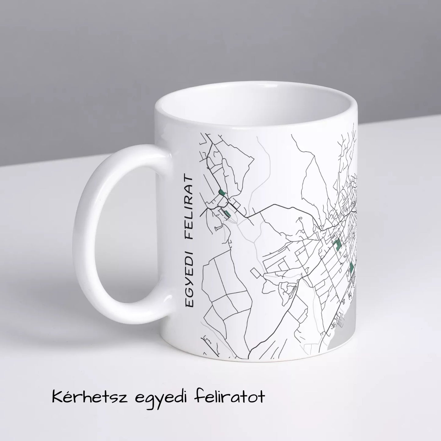 Balatonfüred - Térképes bögre