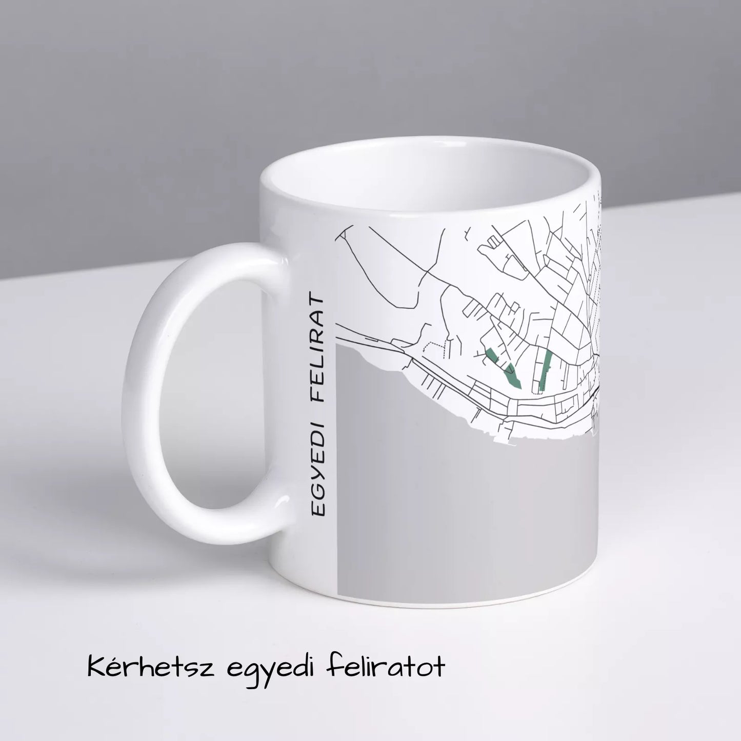 Balatonkenese - Térképes bögre