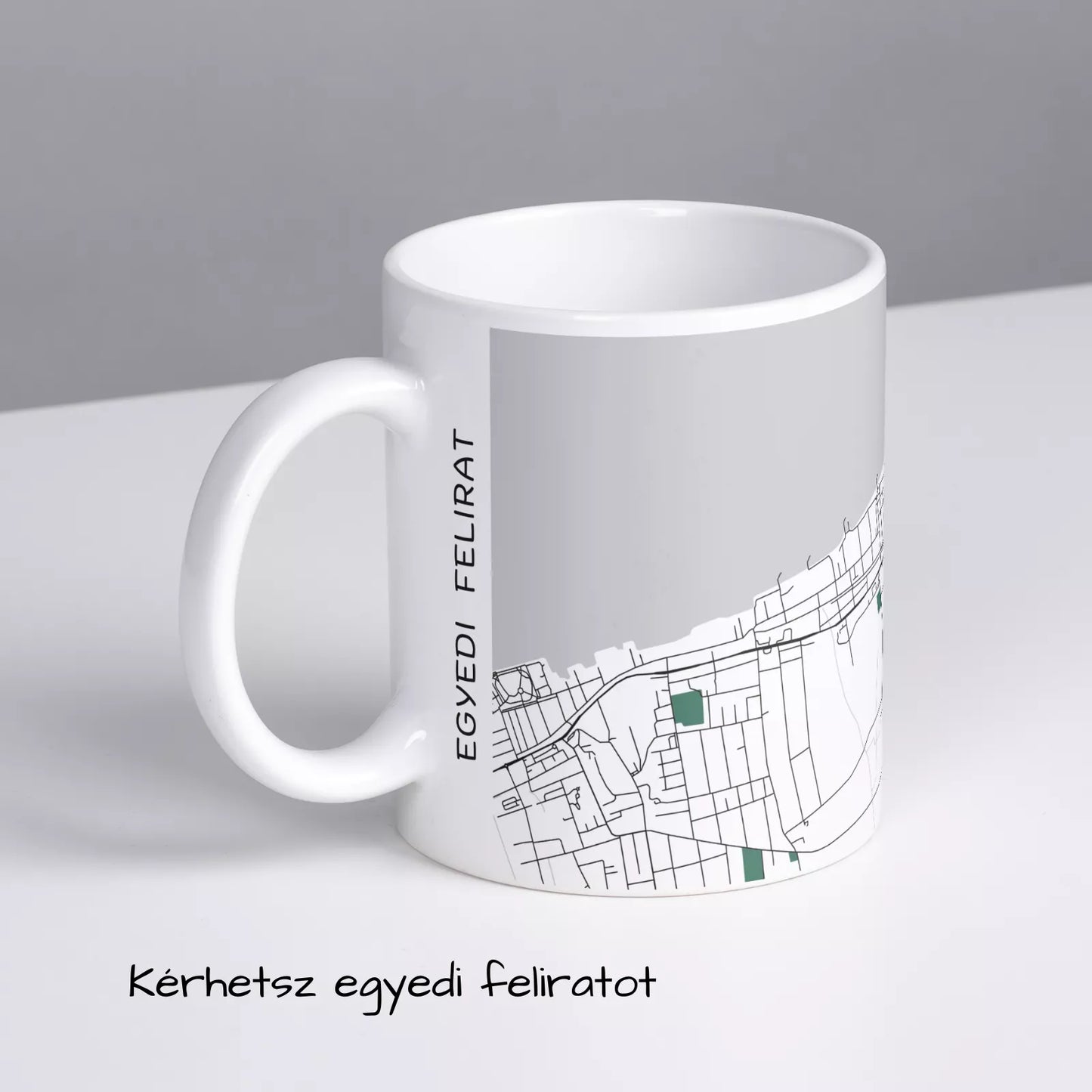 Balatonlelle - Térképes bögre