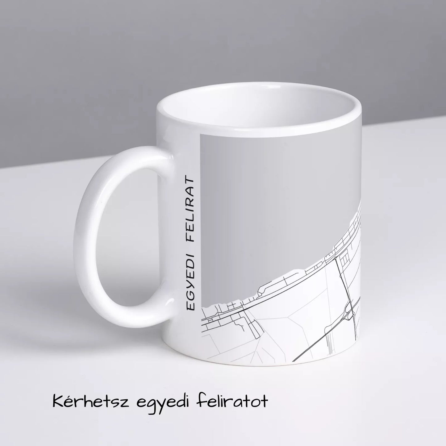 Balatonszemes - Térképes bögre