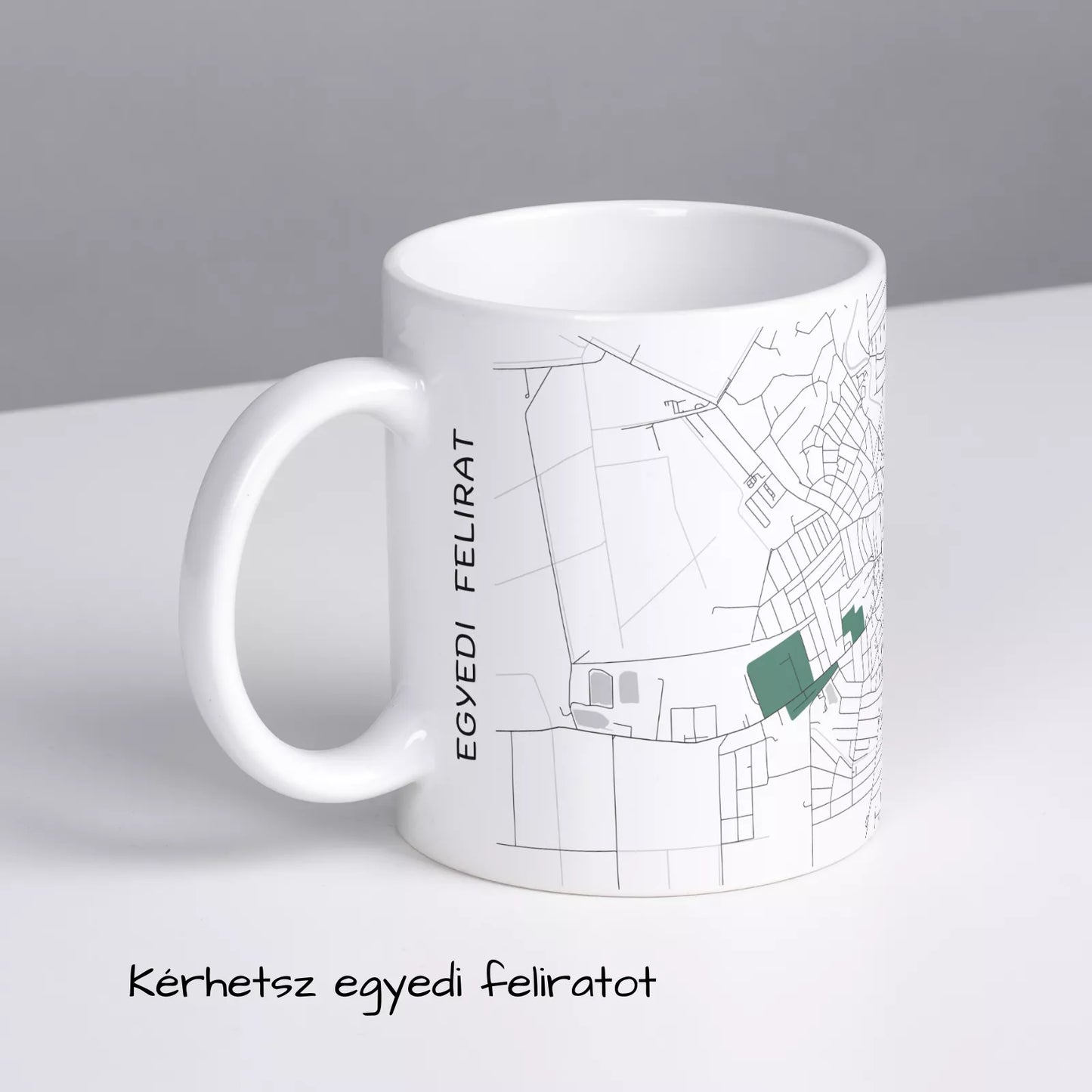 Békés - Térképes bögre