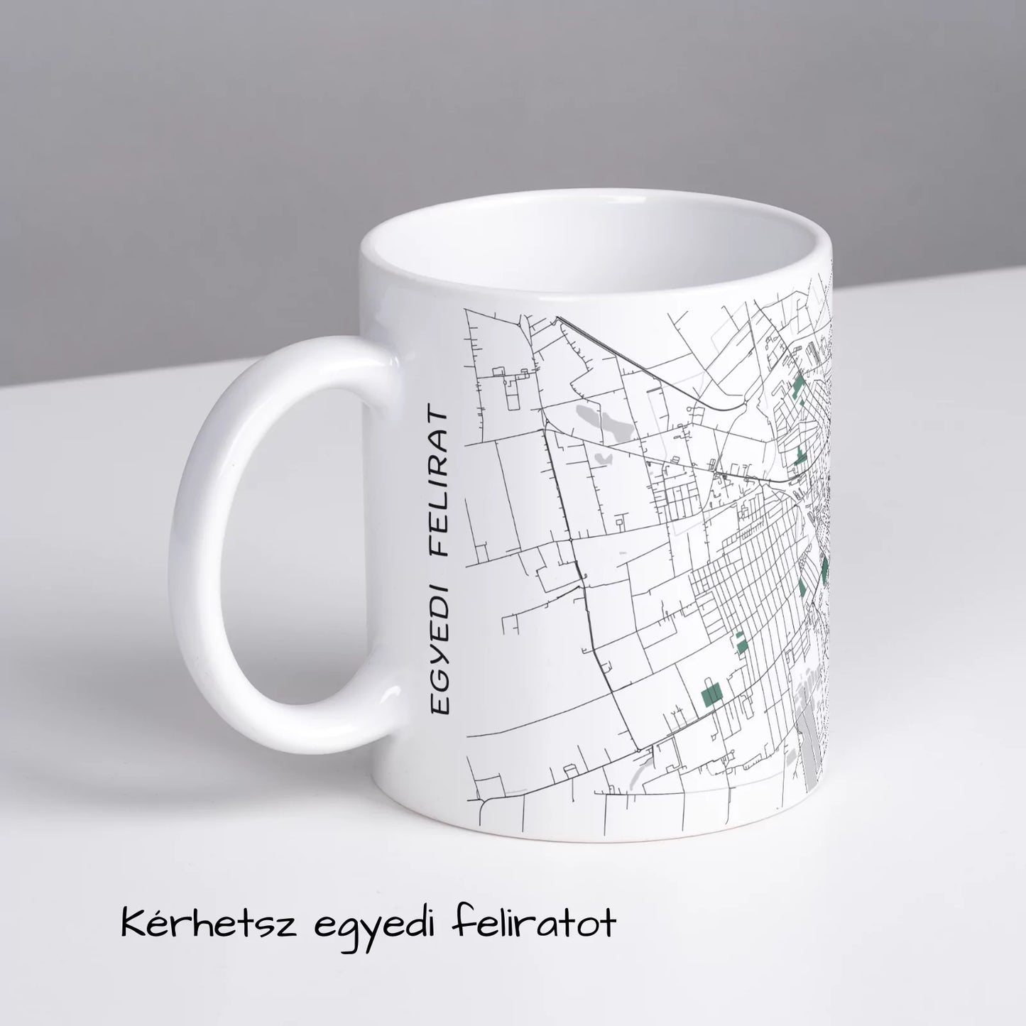 Békéscsaba - Térképes bögre