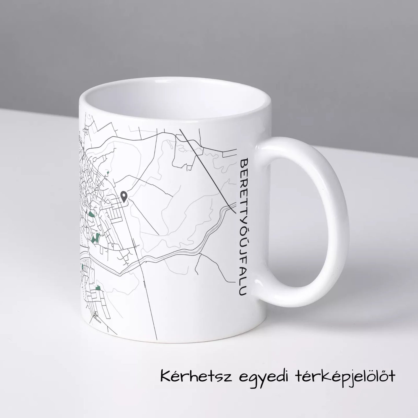 Berettyóújfalu - Térképes bögre