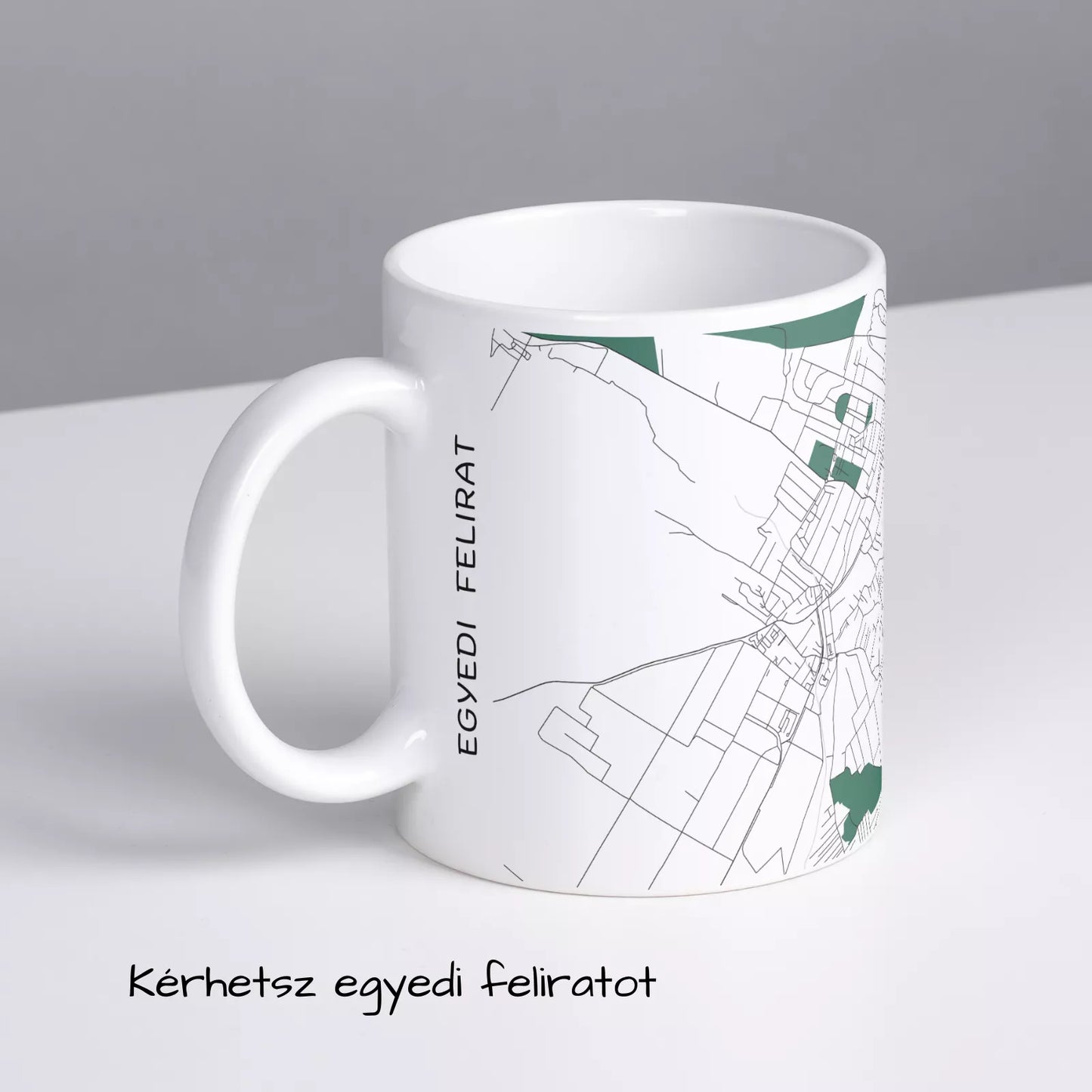 Budakeszi - Térképes bögre