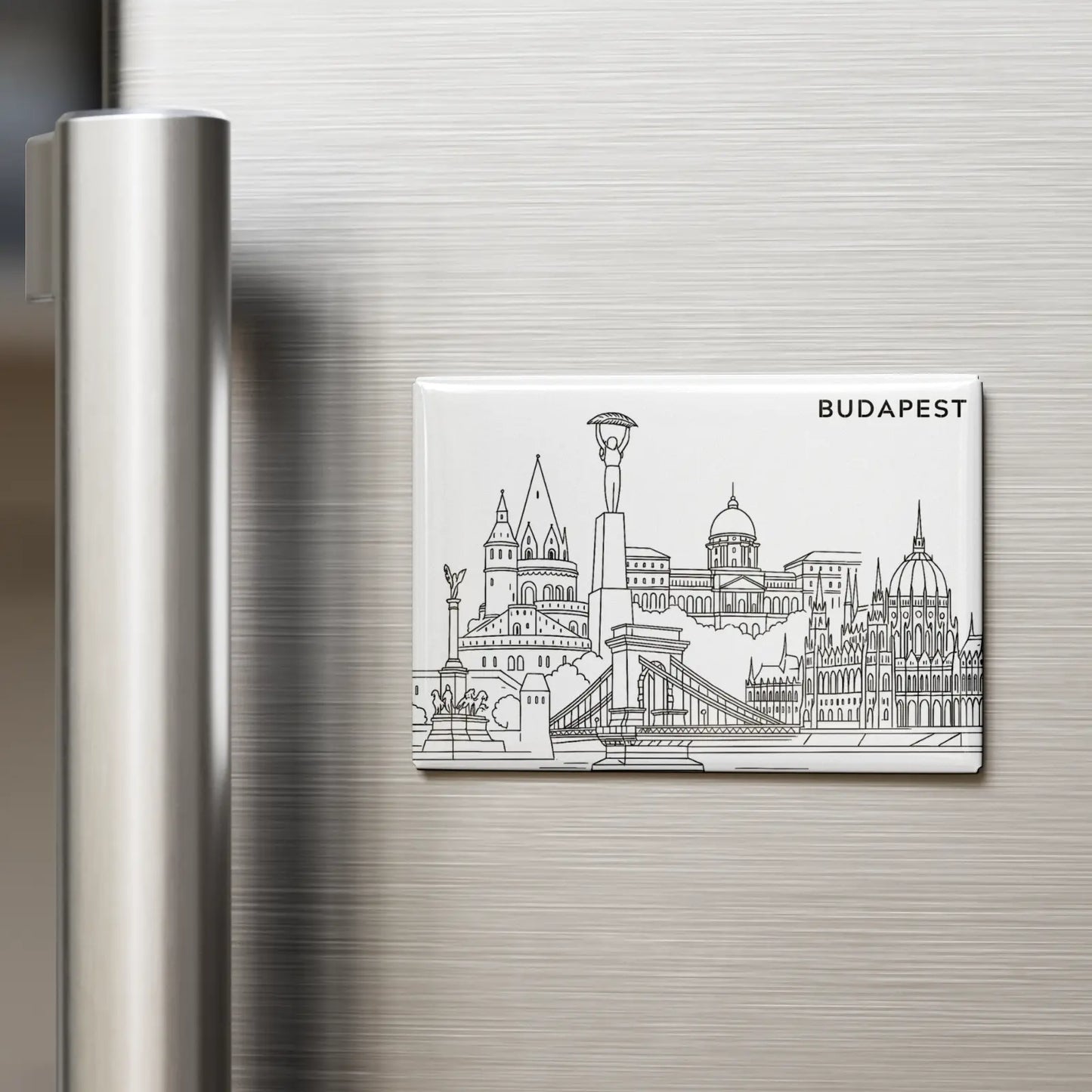 Budapest hűtőmágnes