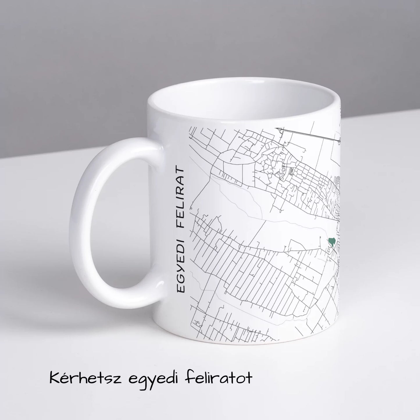 Cegléd - Térképes bögre