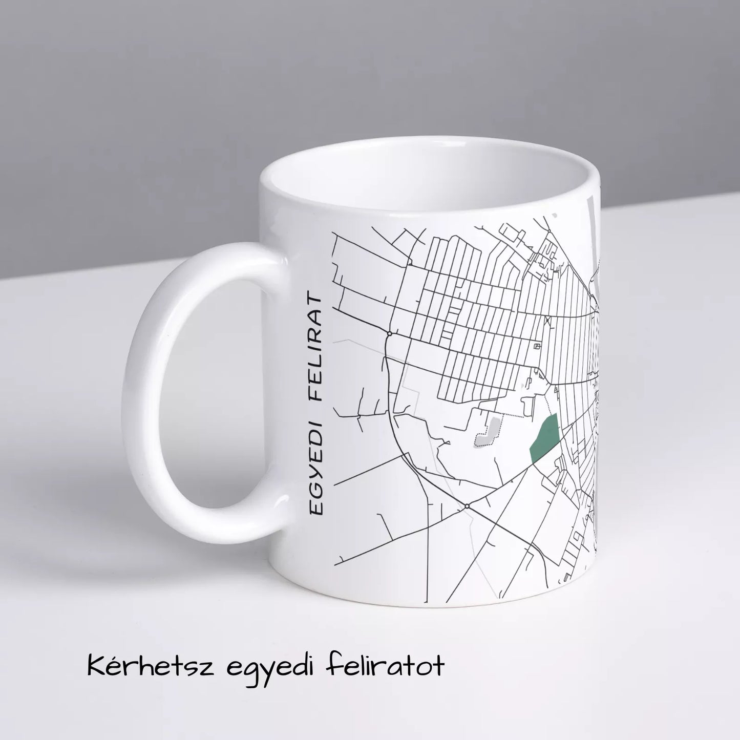 Csongrád - Térképes bögre