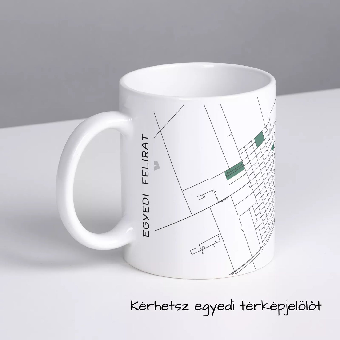 Csorvás - Térképes bögre