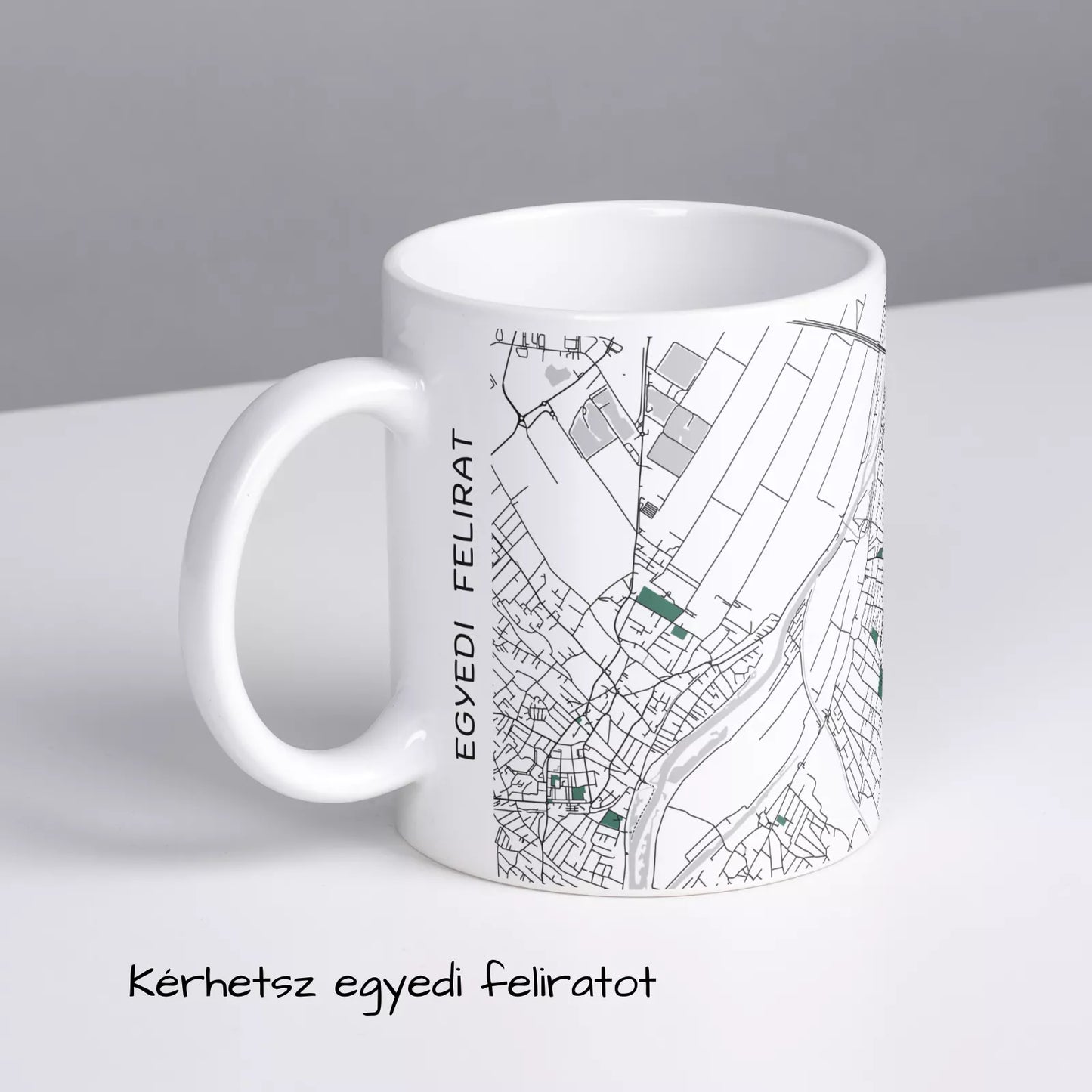 Dunaharaszti - Térképes bögre