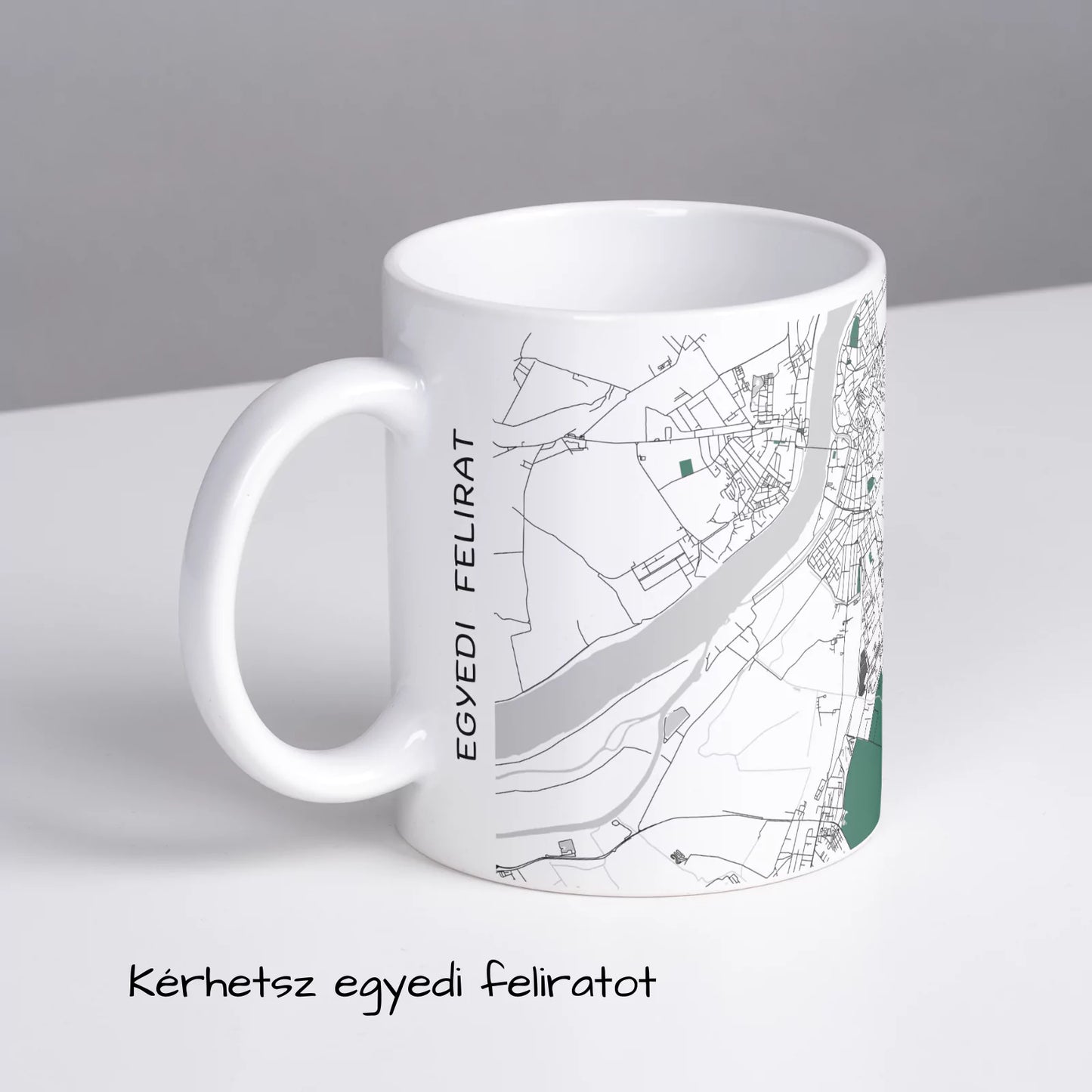 Esztergom - Térképes bögre
