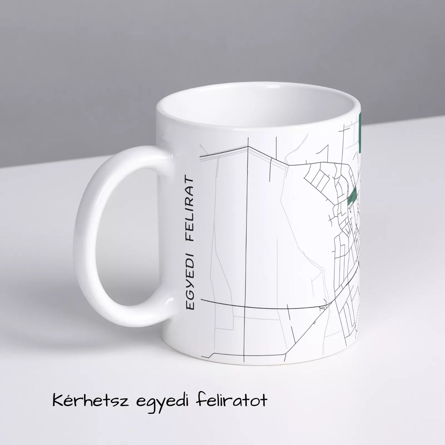 Fehérgyarmat - Térképes bögre