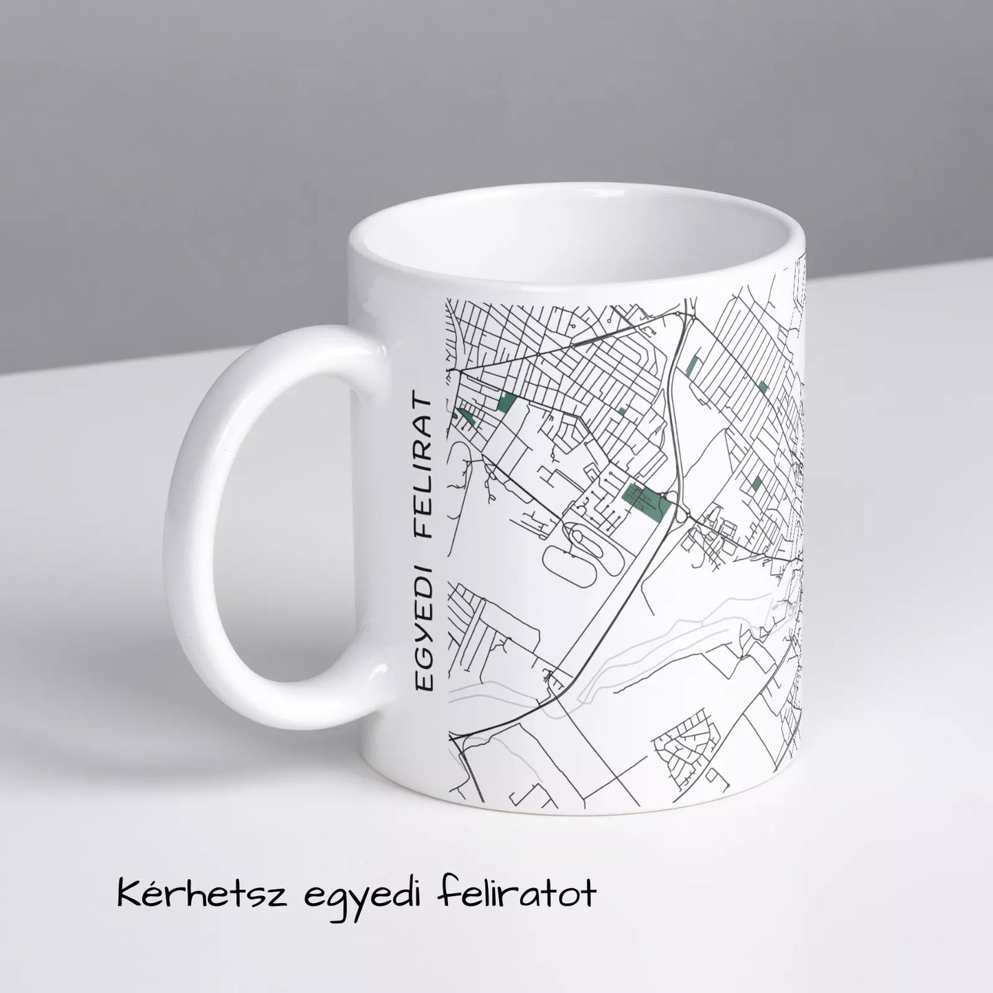 Fót - Térképes bögre