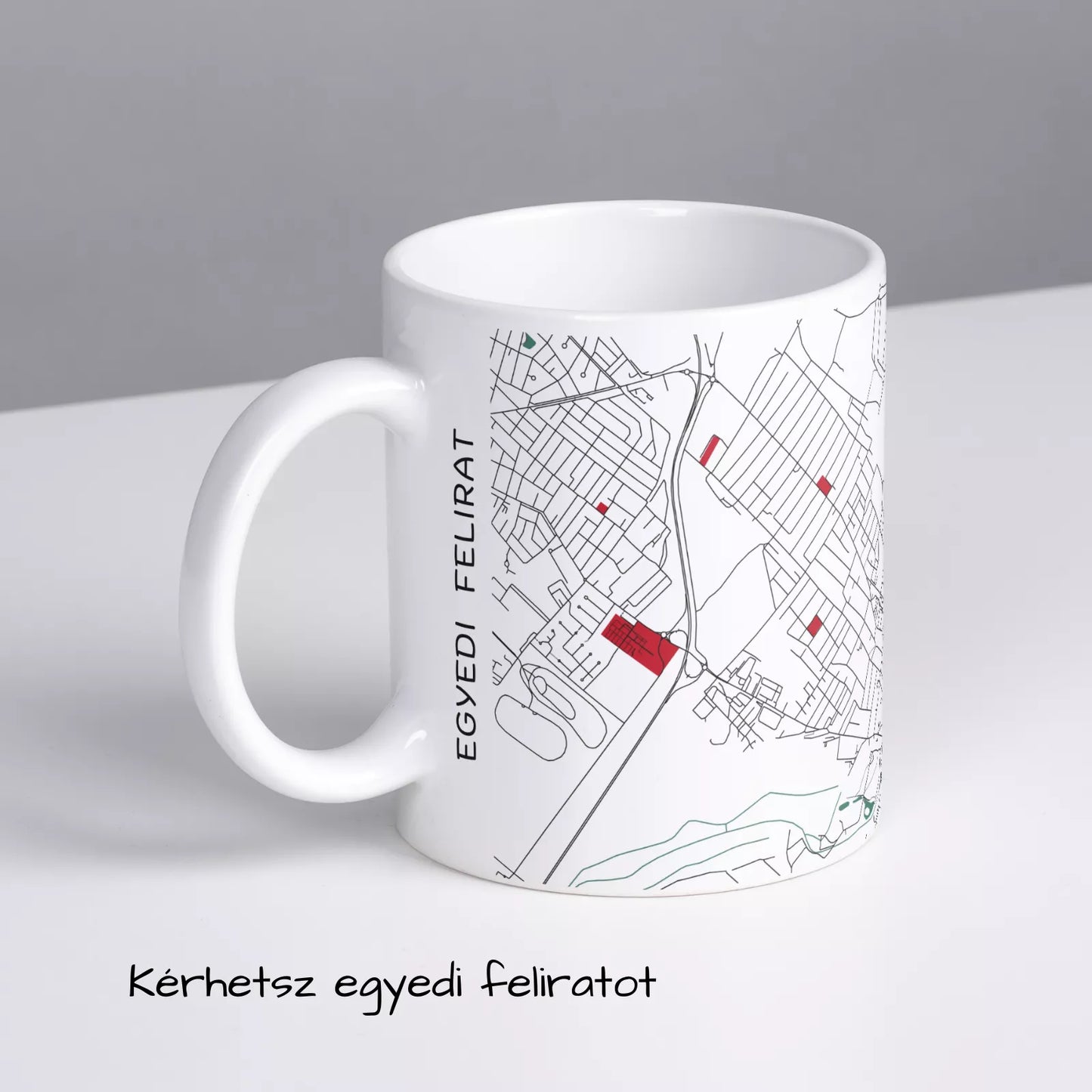 Fót - Térképes bögre