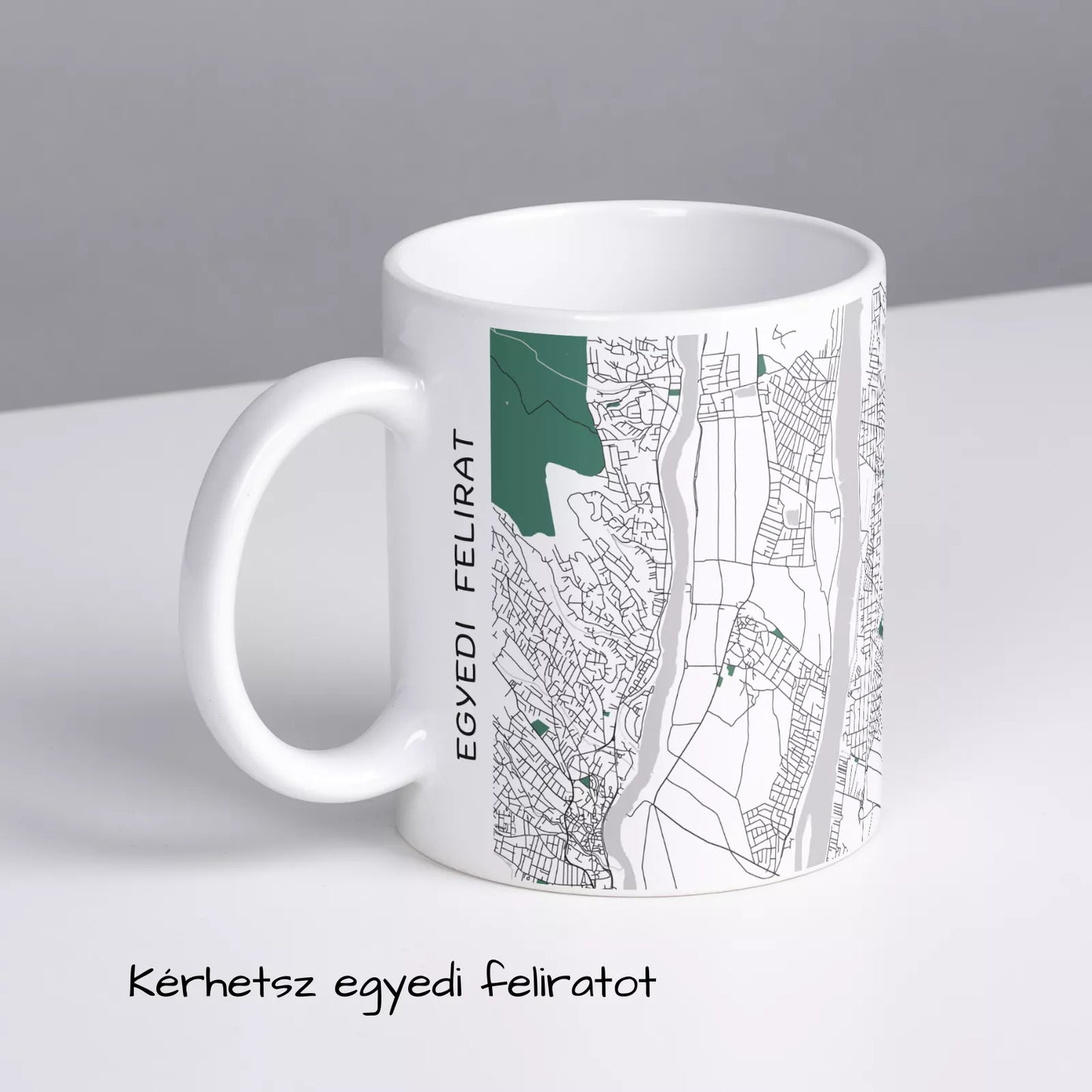 Göd - Térképes bögre