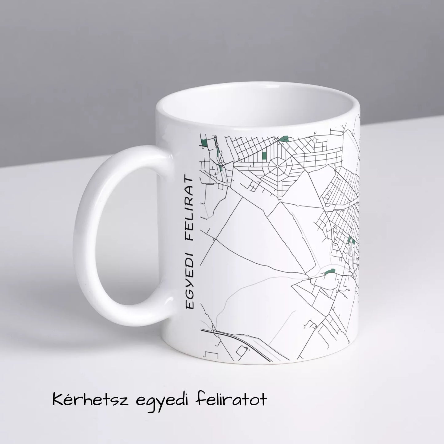 Gyömrő - Térképes bögre