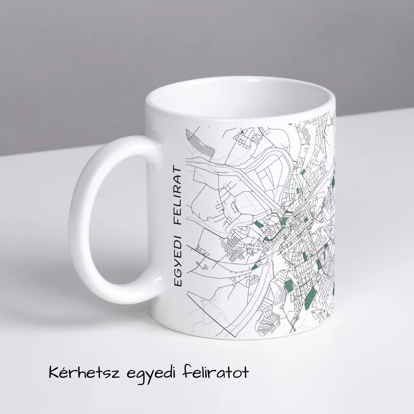 Győr - Térképes bögre