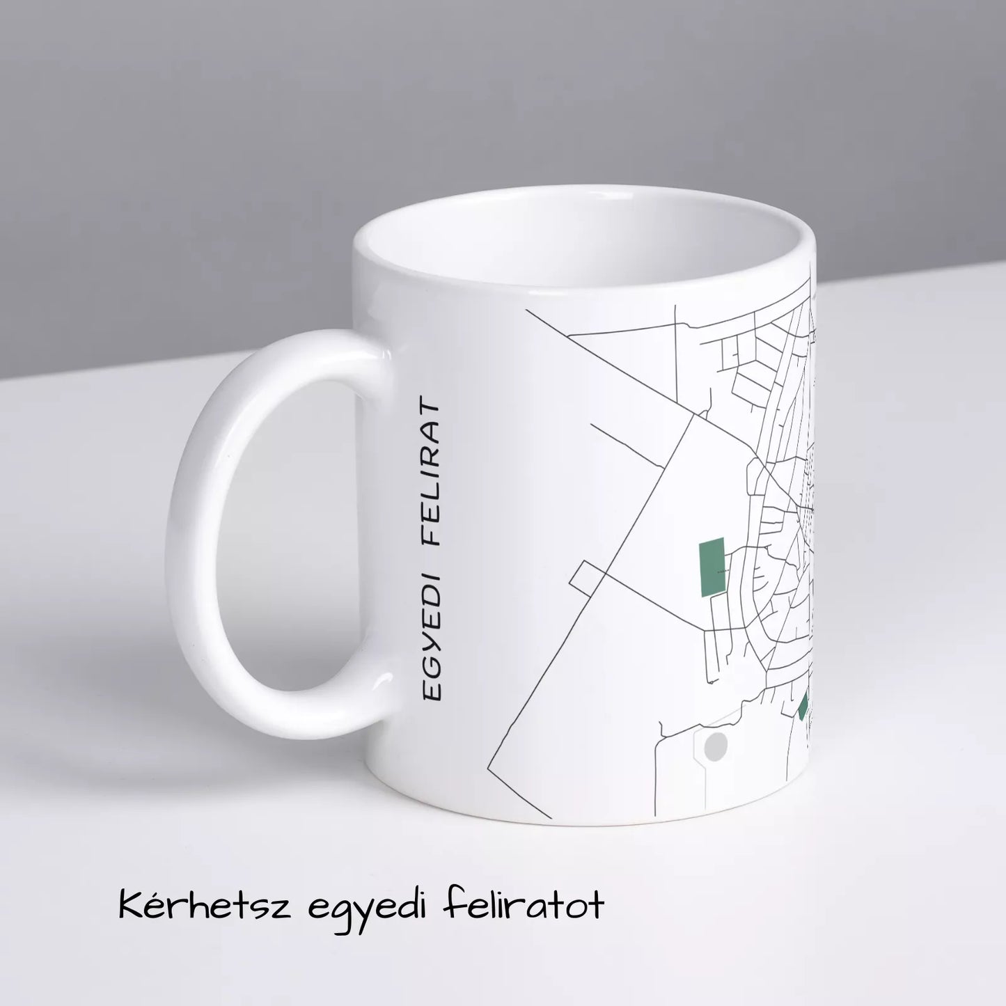 Hajdúdorog - Térképes bögre