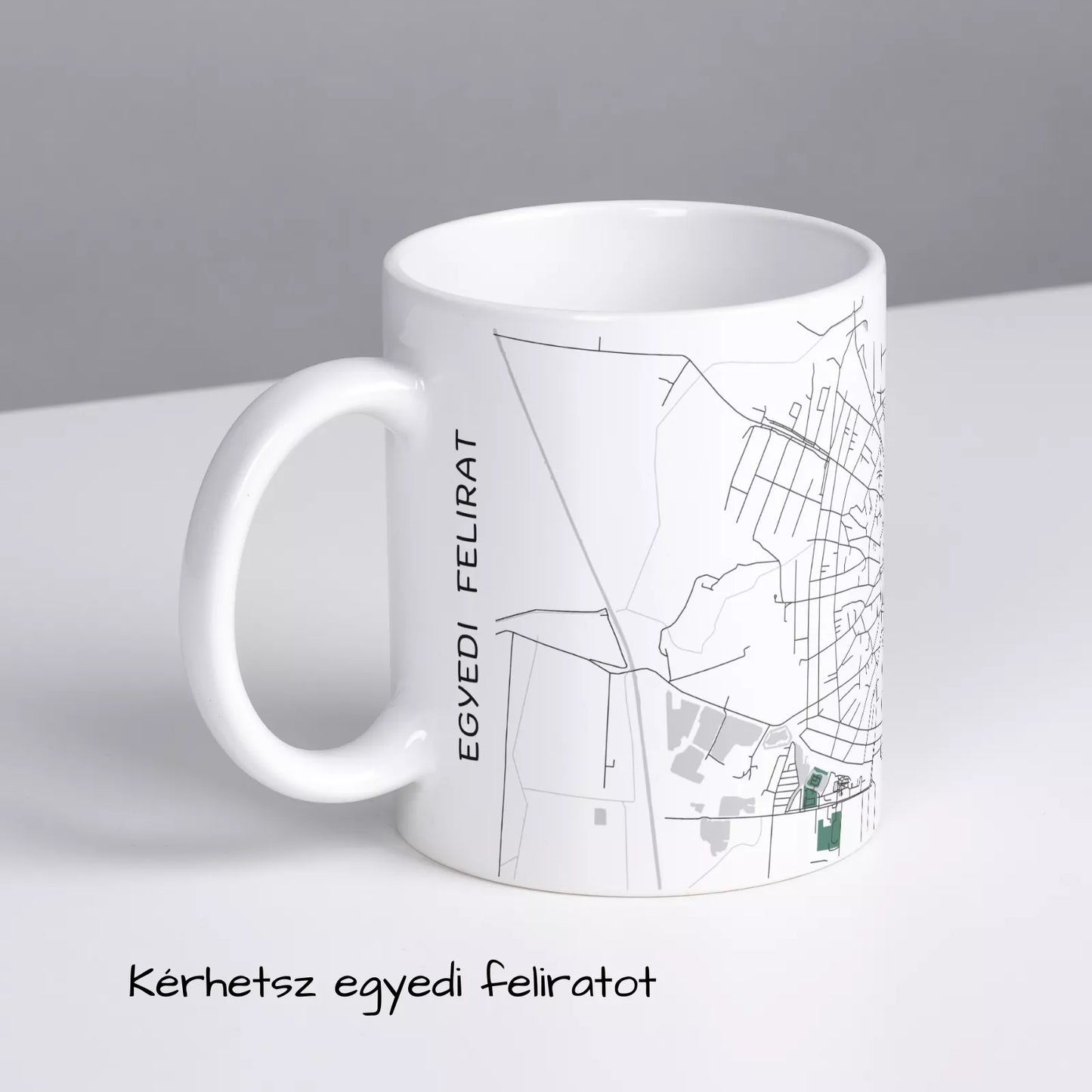 Hajdúnánás - Térképes bögre