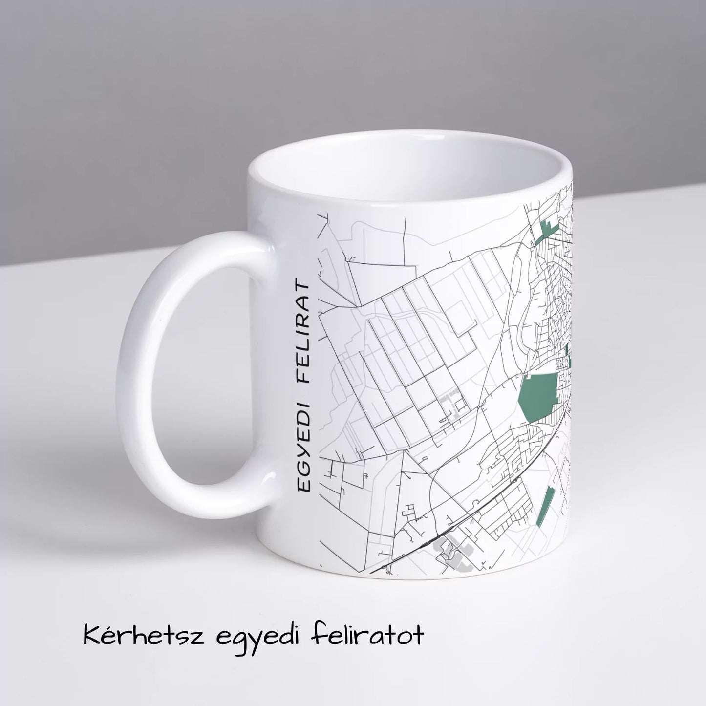 Hódmezővásárhely - Térképes bögre