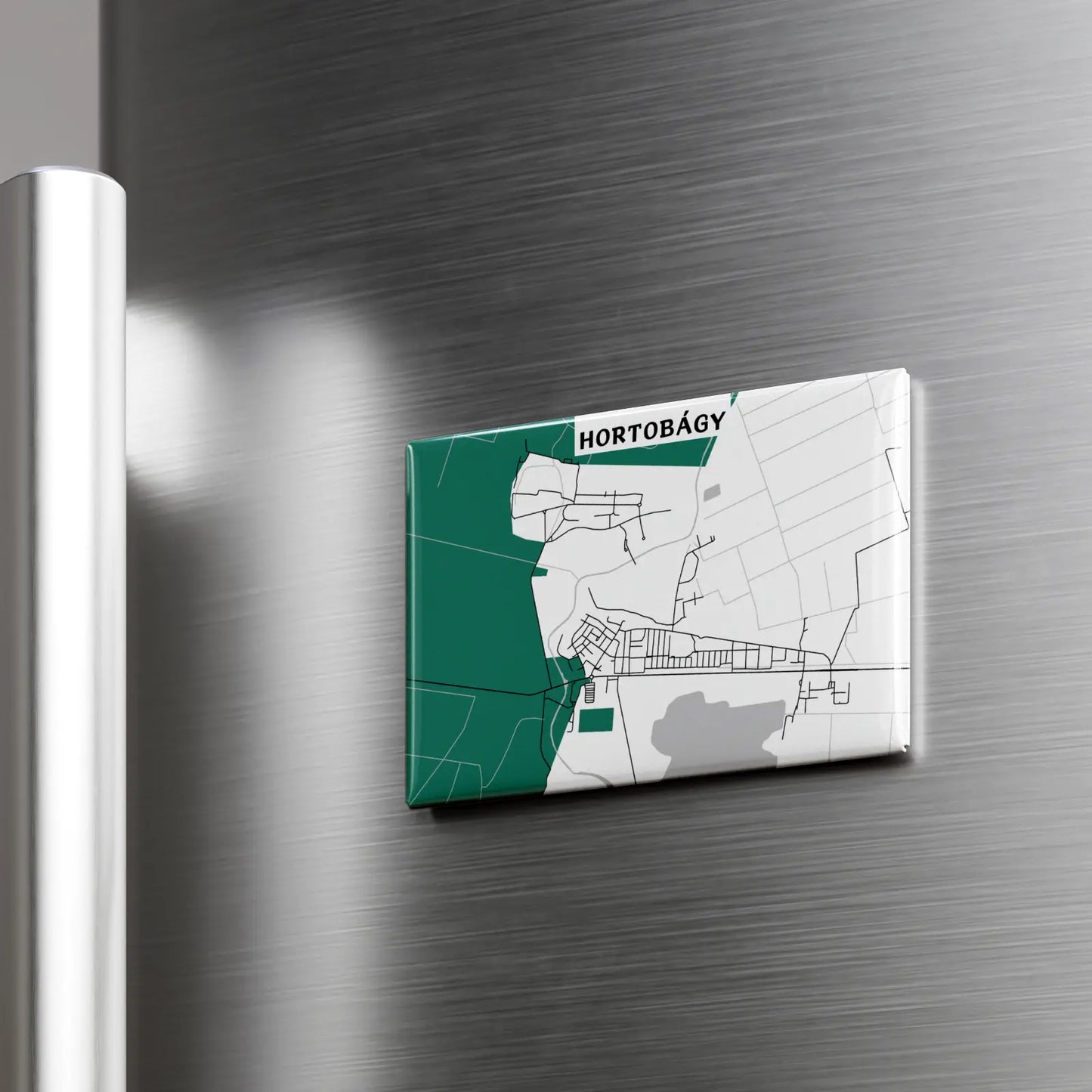 Hortobágy - Térképes hűtőmágnes