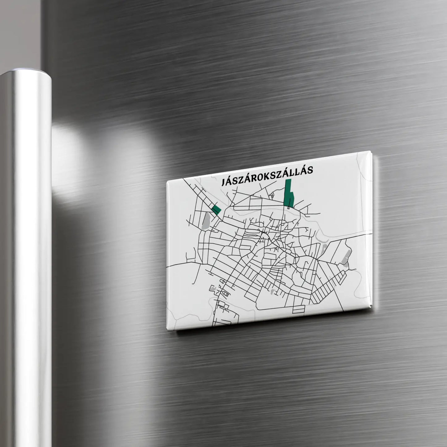 Jászárokszállás - Térképes hűtőmágnes