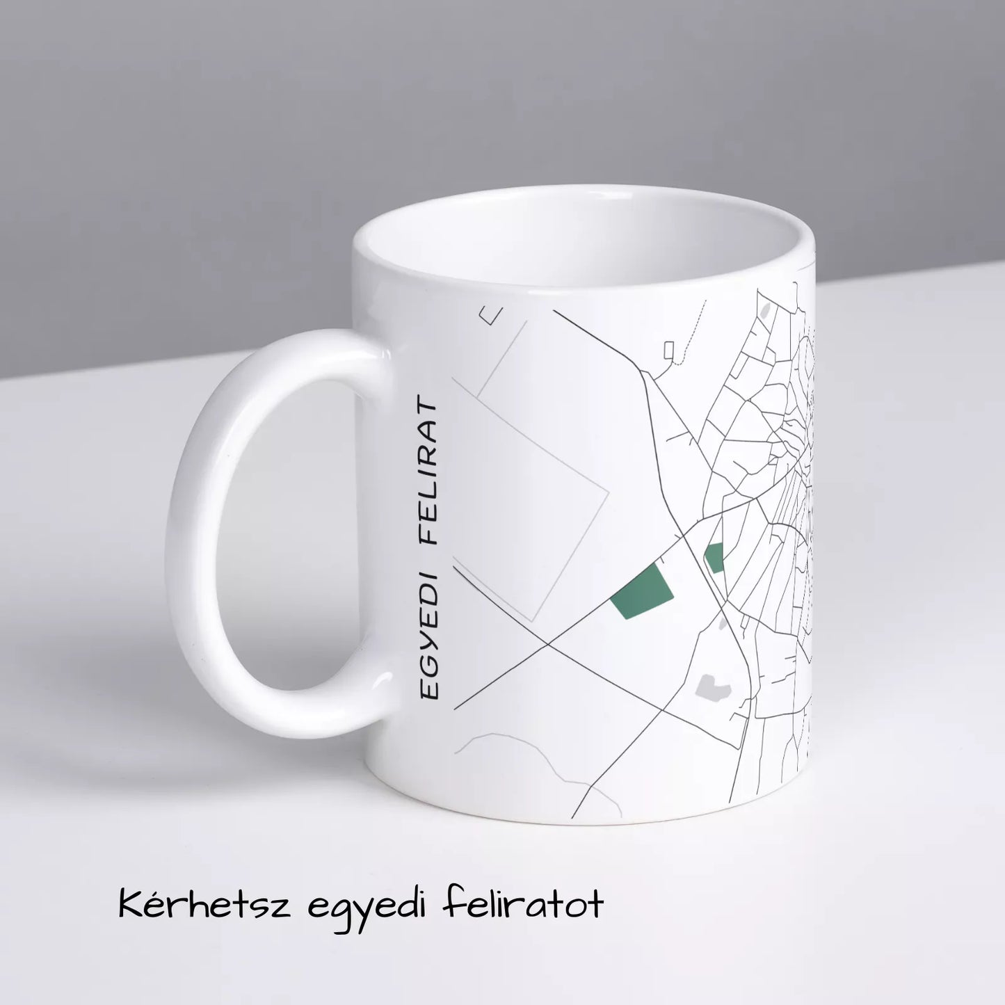 Jászkisér - Térképes bögre