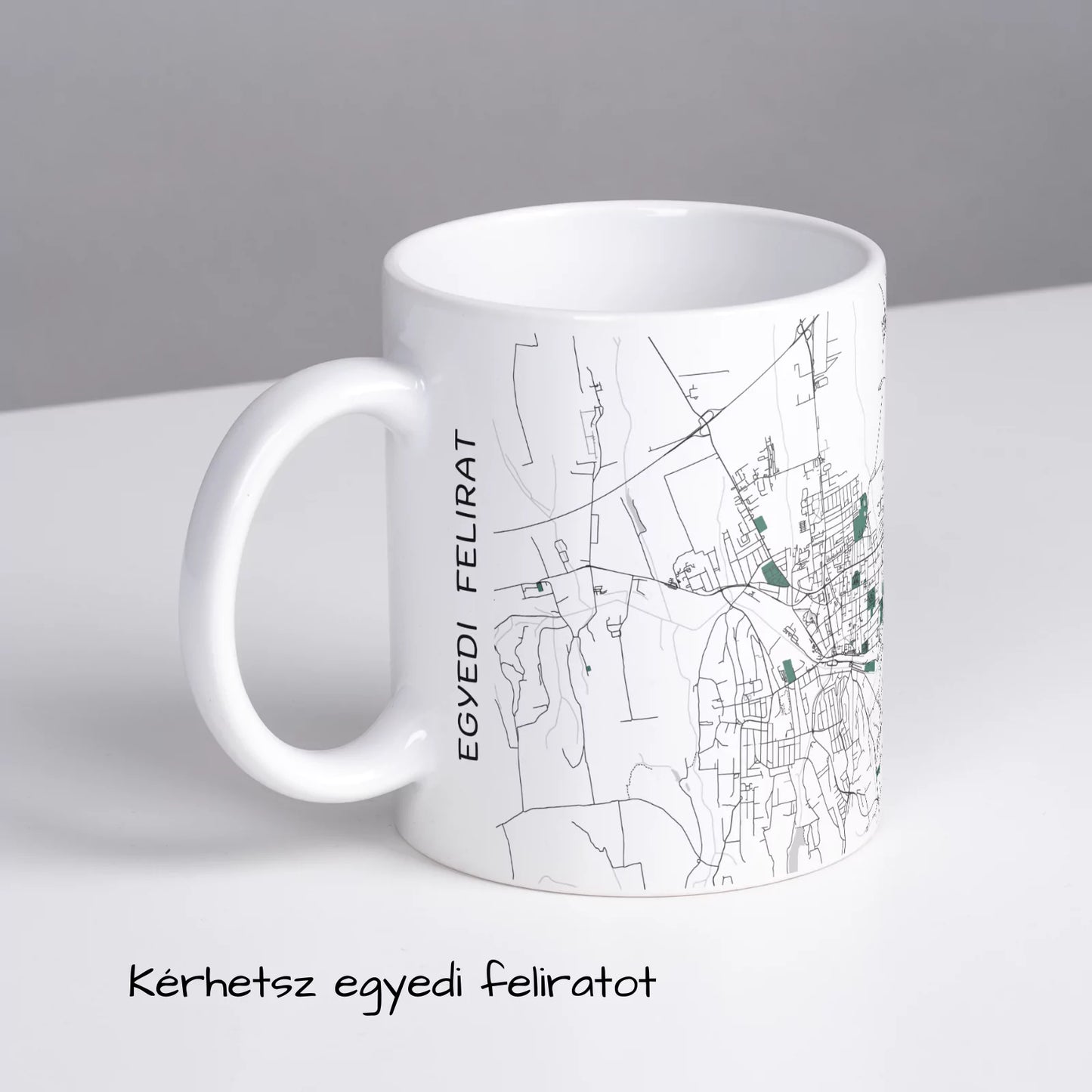 Kaposvár - Térképes bögre