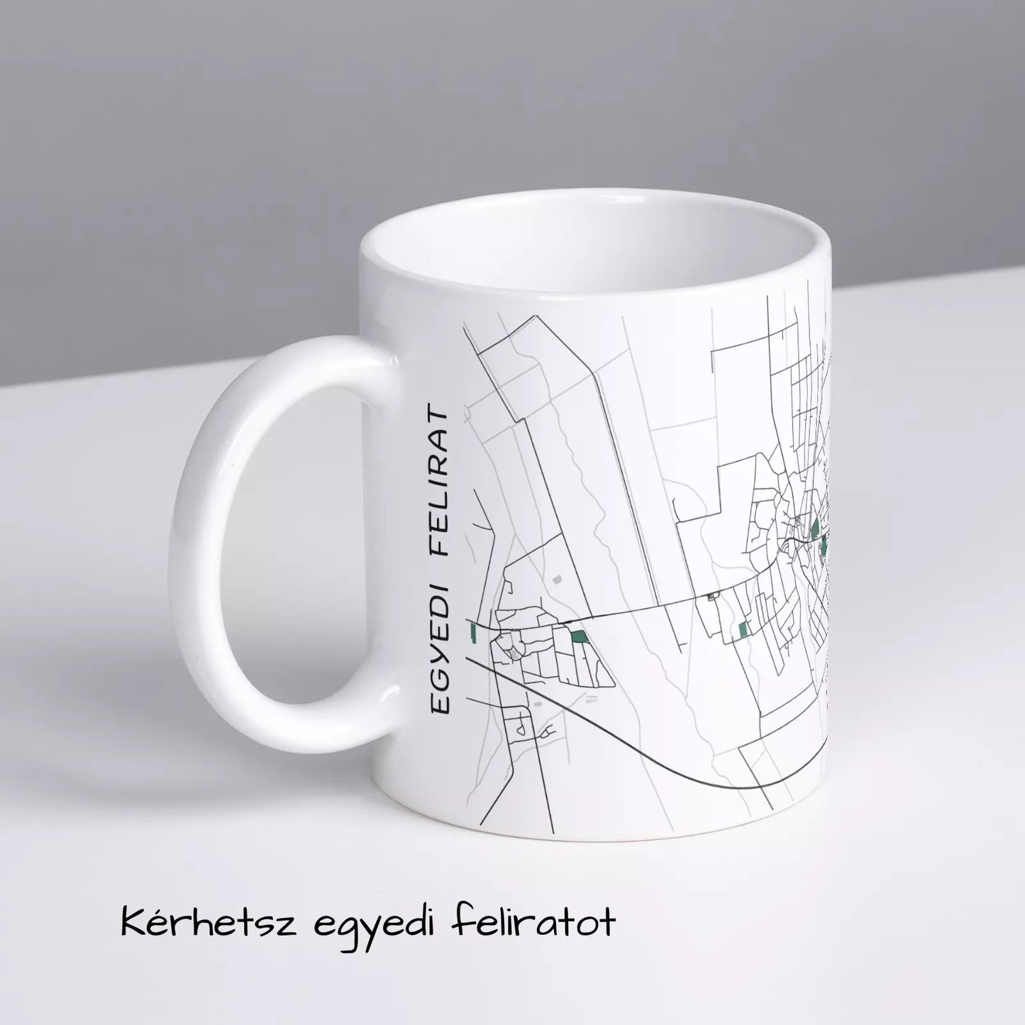 Kapuvár - Térképes bögre