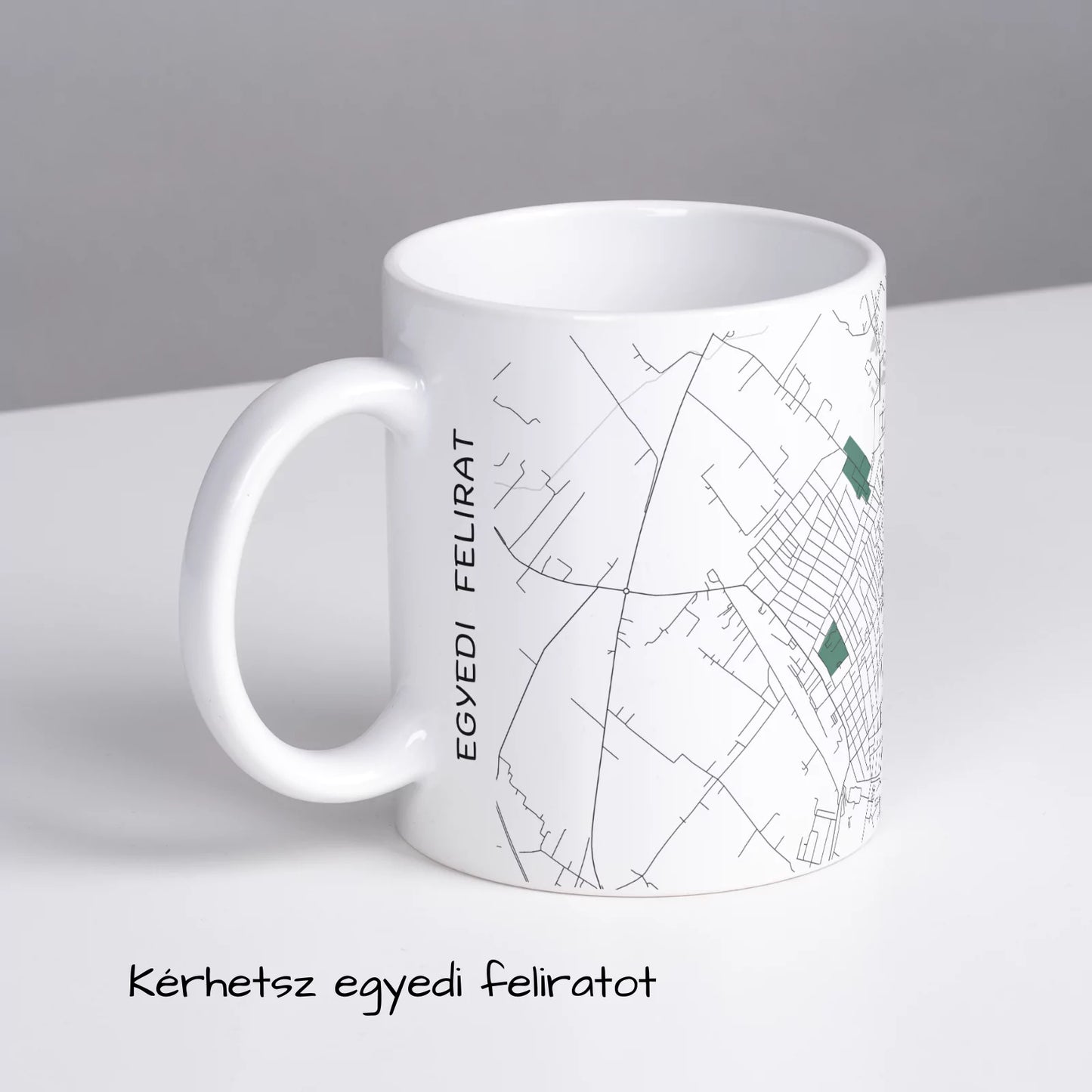 Kiskunfélegyháza - Térképes bögre