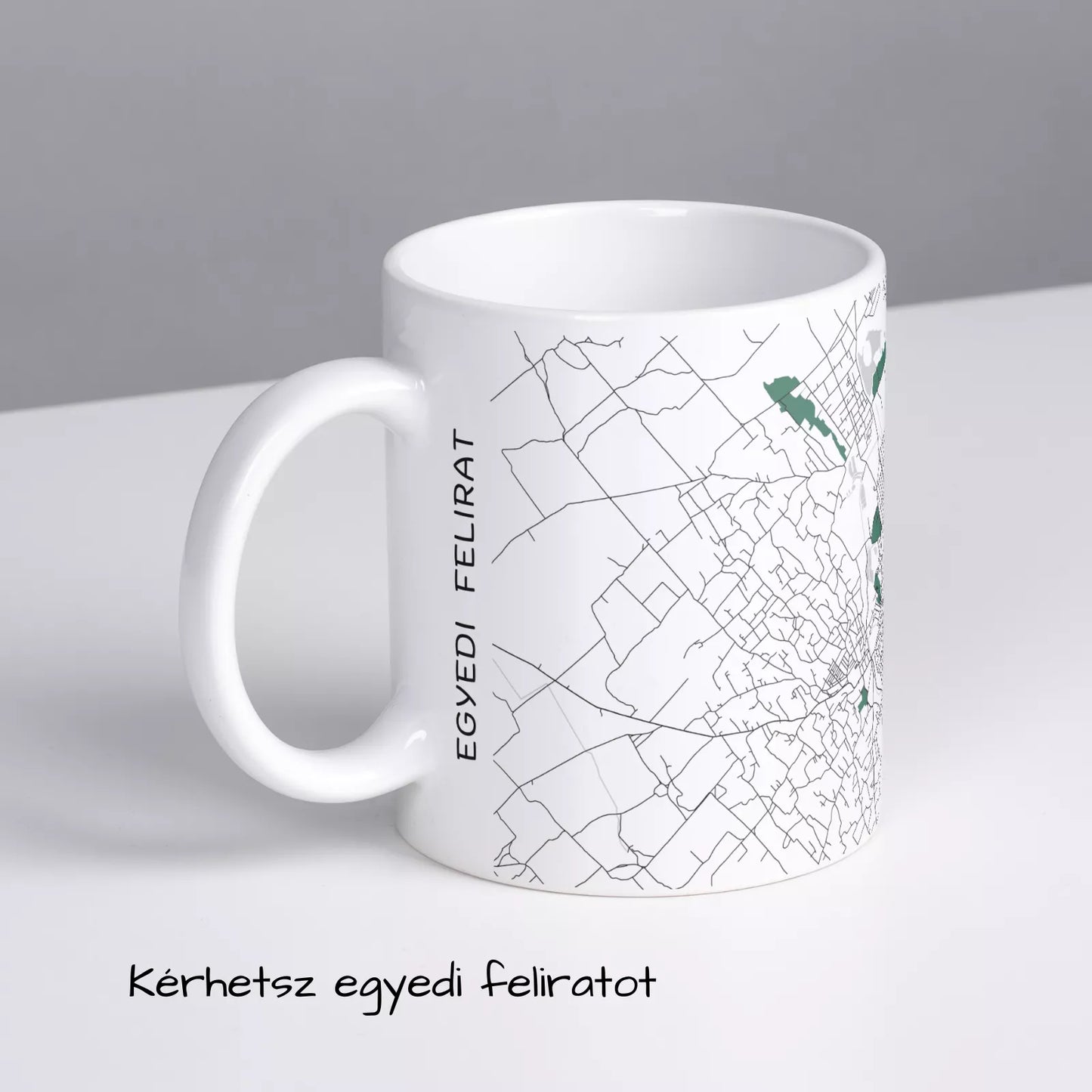 Kiskunhalas - Térképes bögre