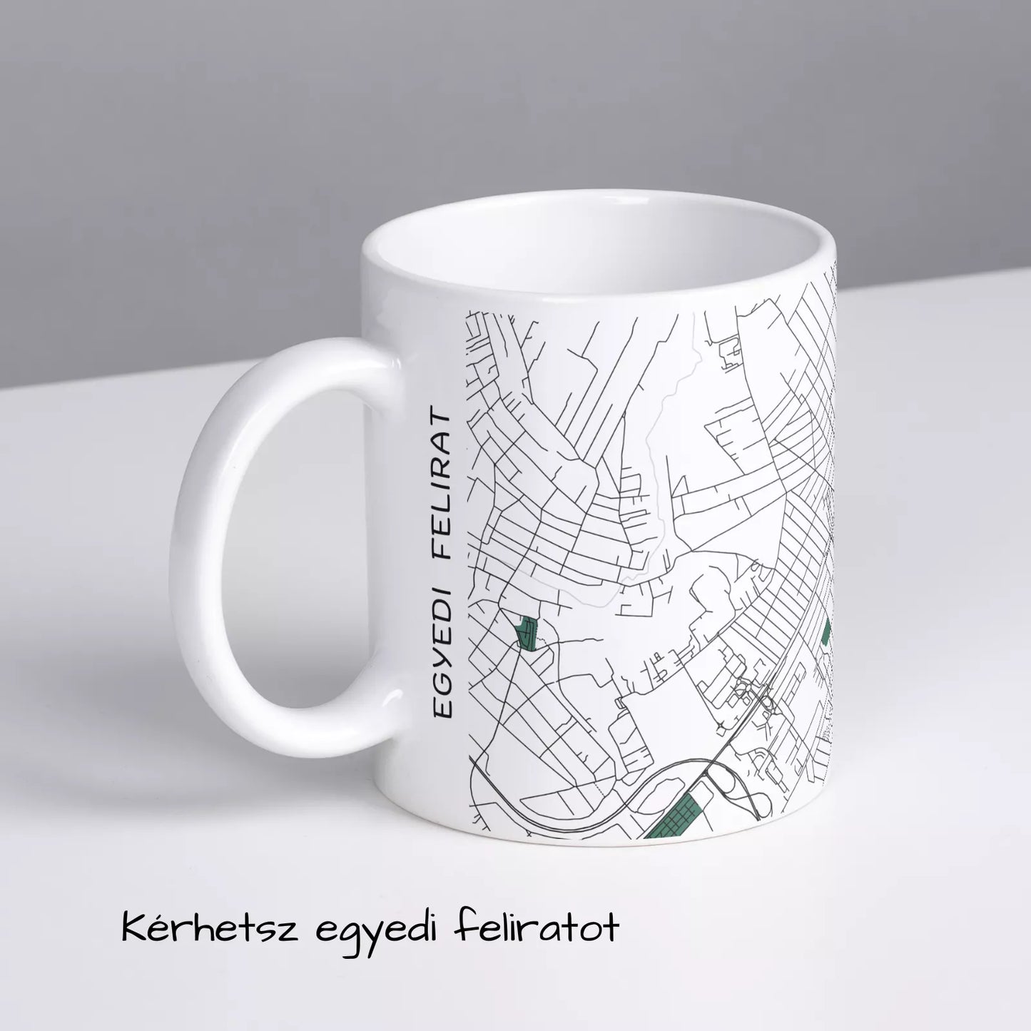 Kistarcsa - Térképes bögre