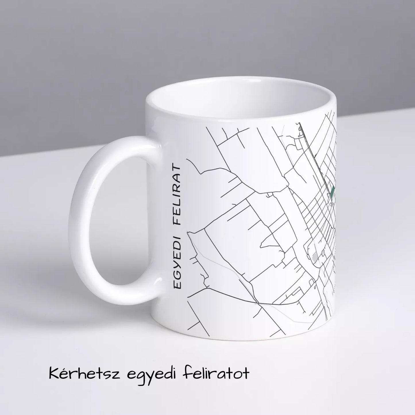 Kistelek - Térképes bögre