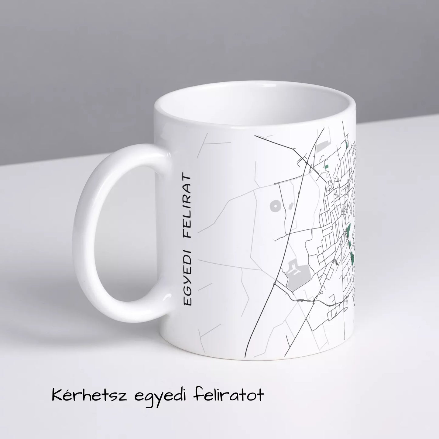 Kisvárda - Térképes bögre