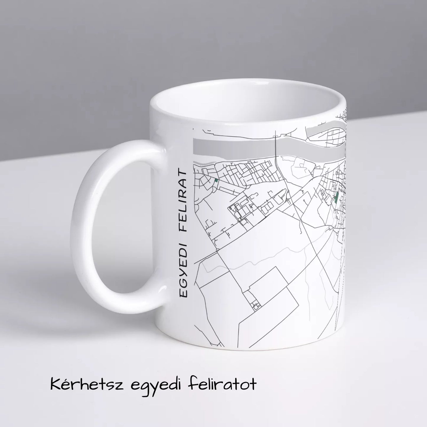 Komárom - Térképes bögre