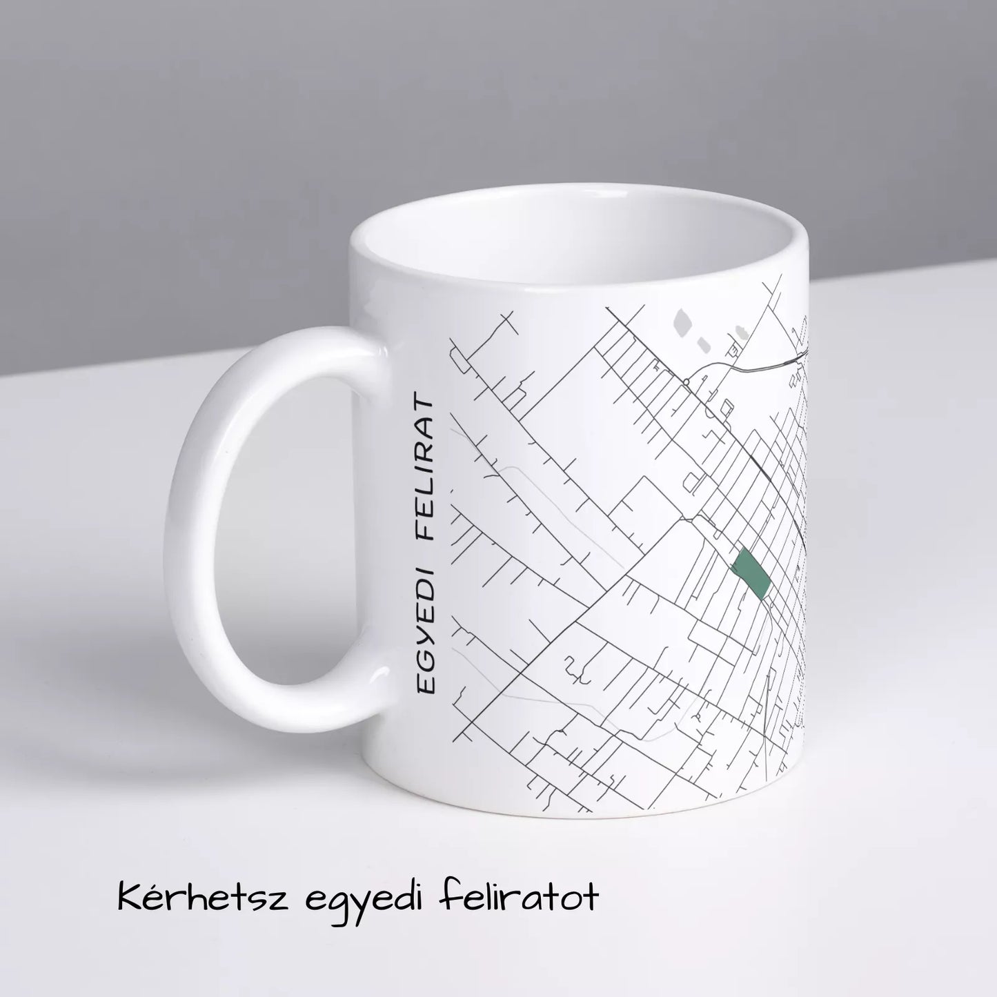 Lajosmizse - Térképes bögre