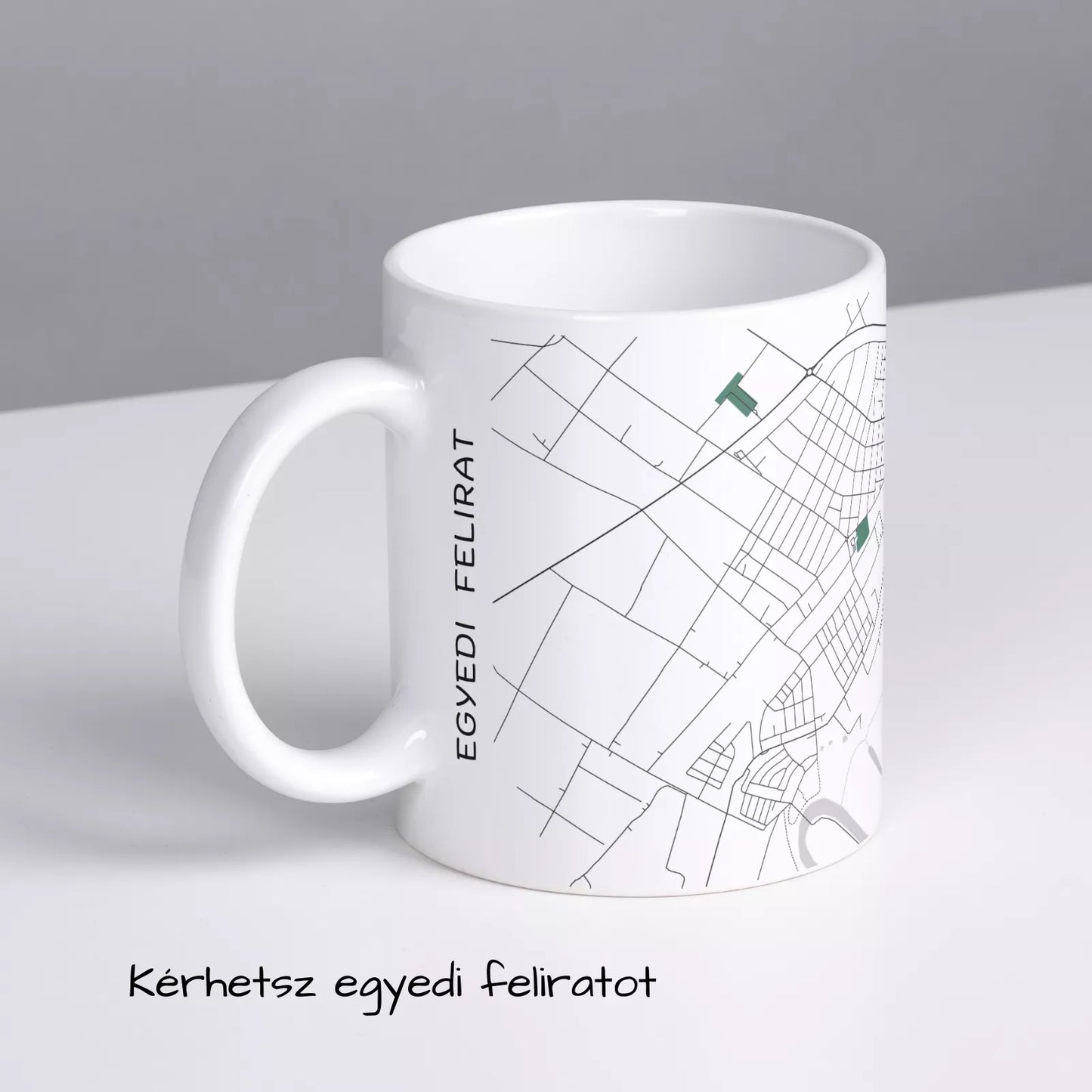 Lakitelek - Térképes bögre