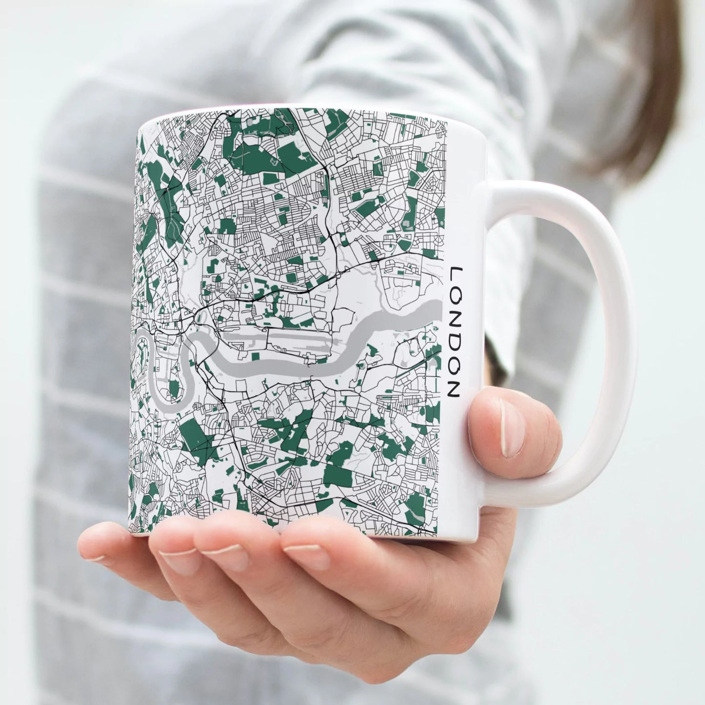 London - Térképes bögre