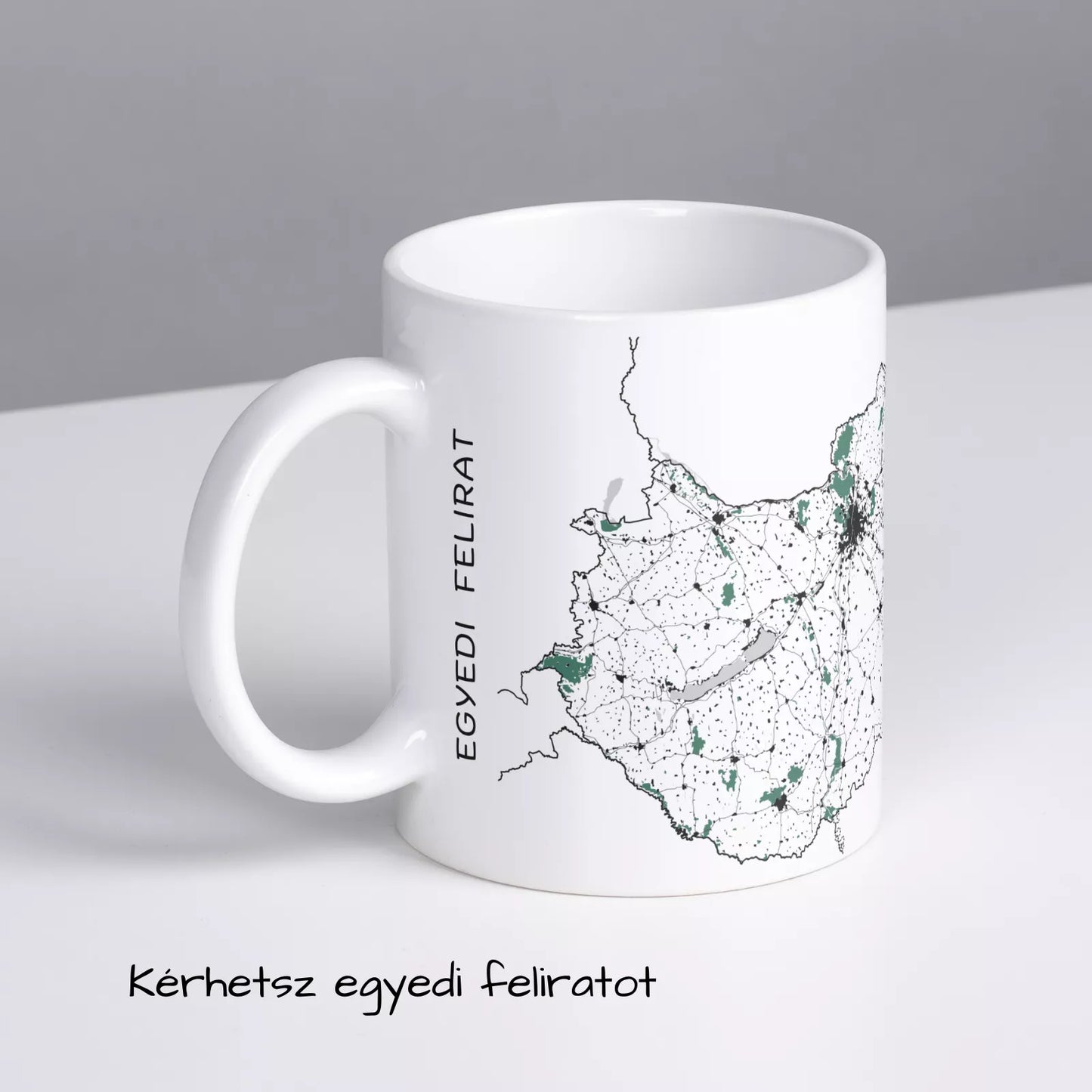 Magyarország - Térképes bögre