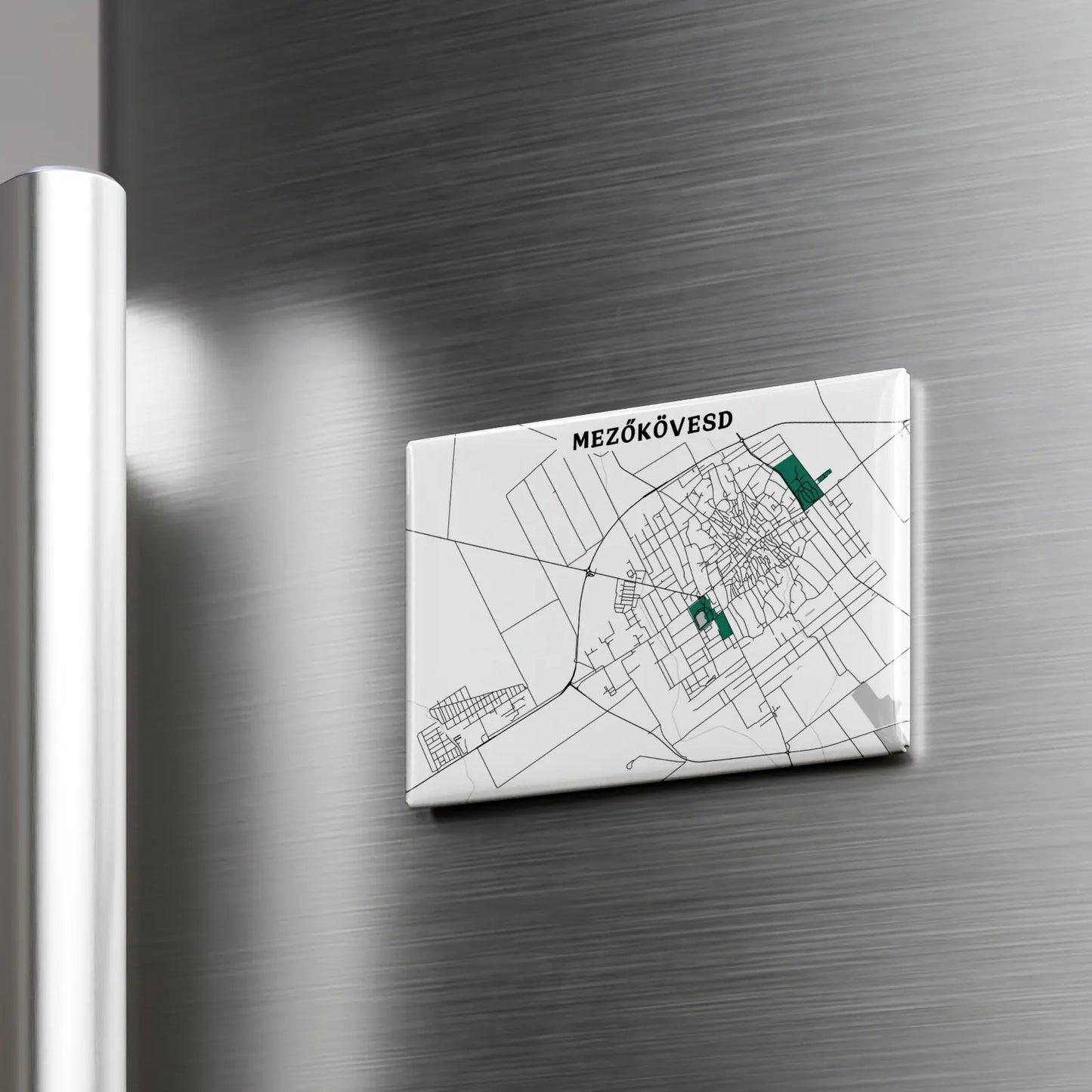 Mezőkövesd - Térképes hűtőmágnes