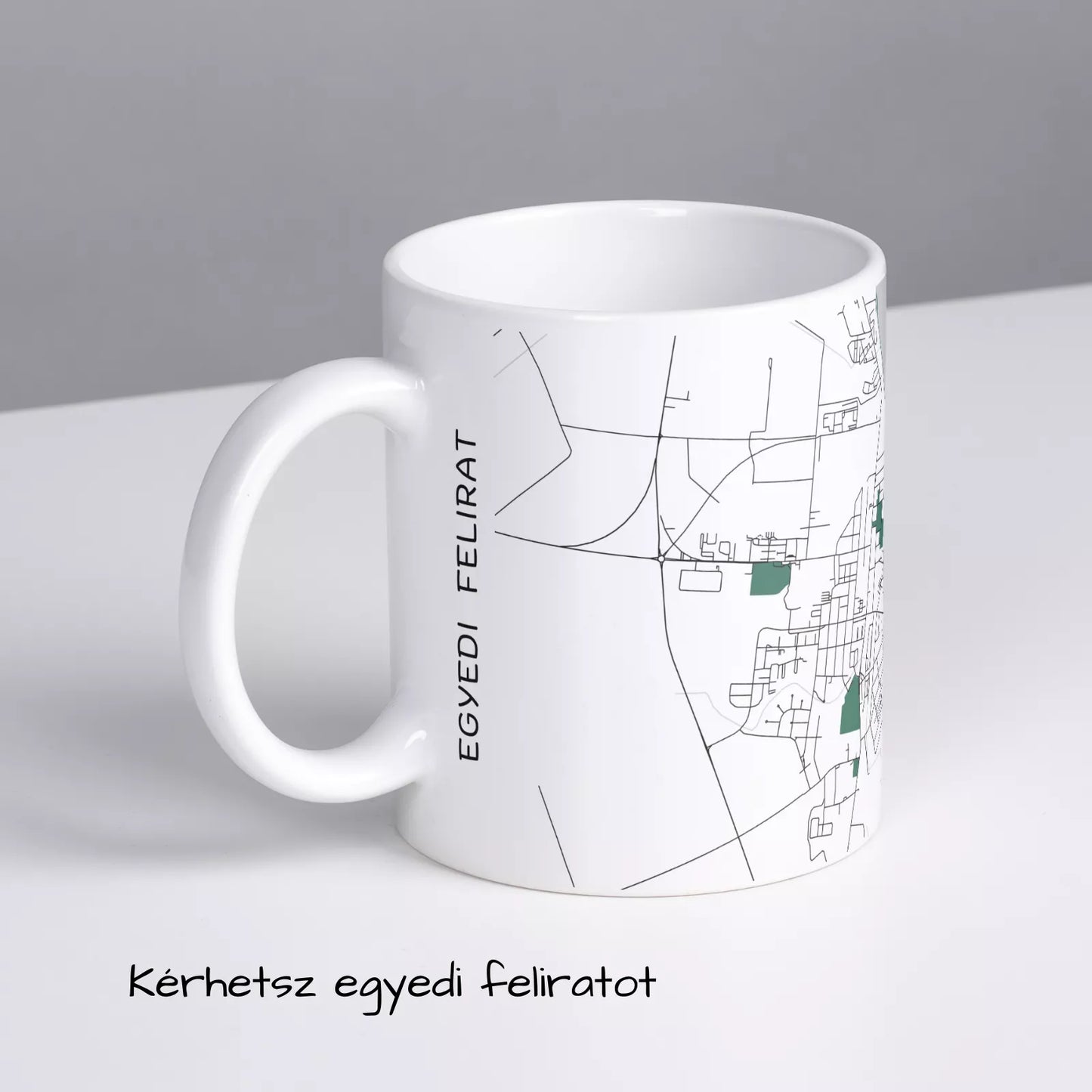 Mohács - Térképes bögre