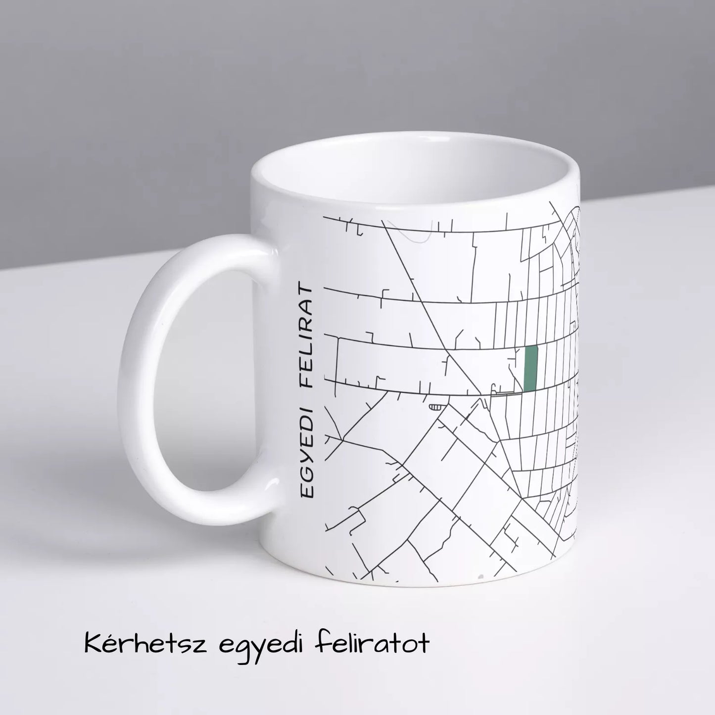 Mórahalom - Térképes bögre