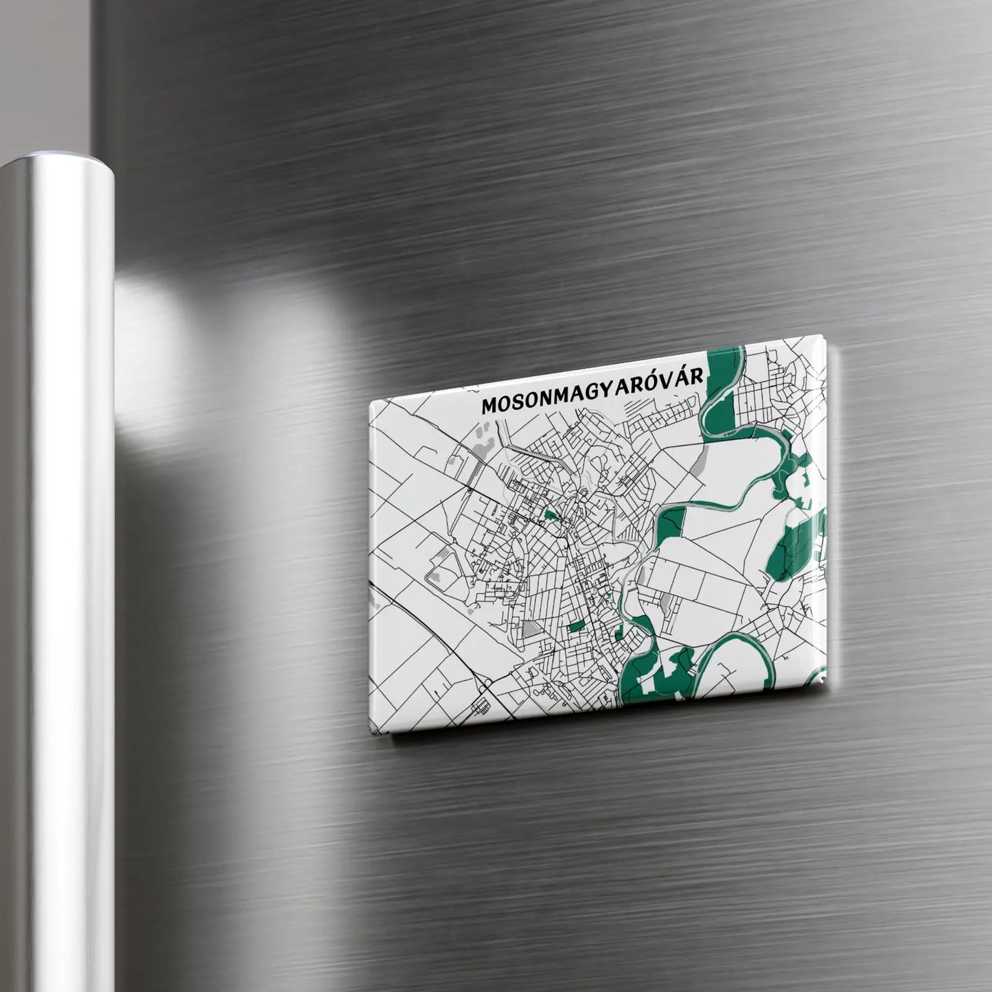Mosonmagyaróvár - Térképes hűtőmágnes