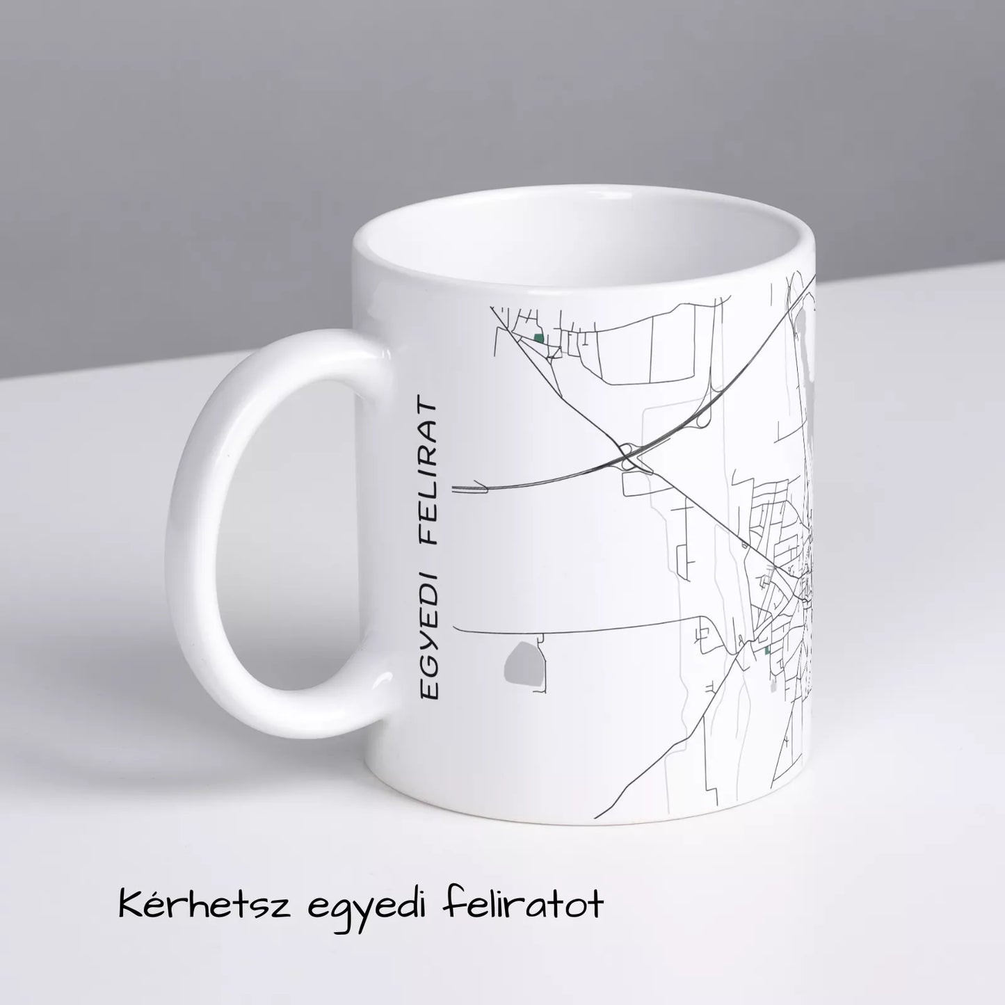 Nagykálló - Térképes bögre