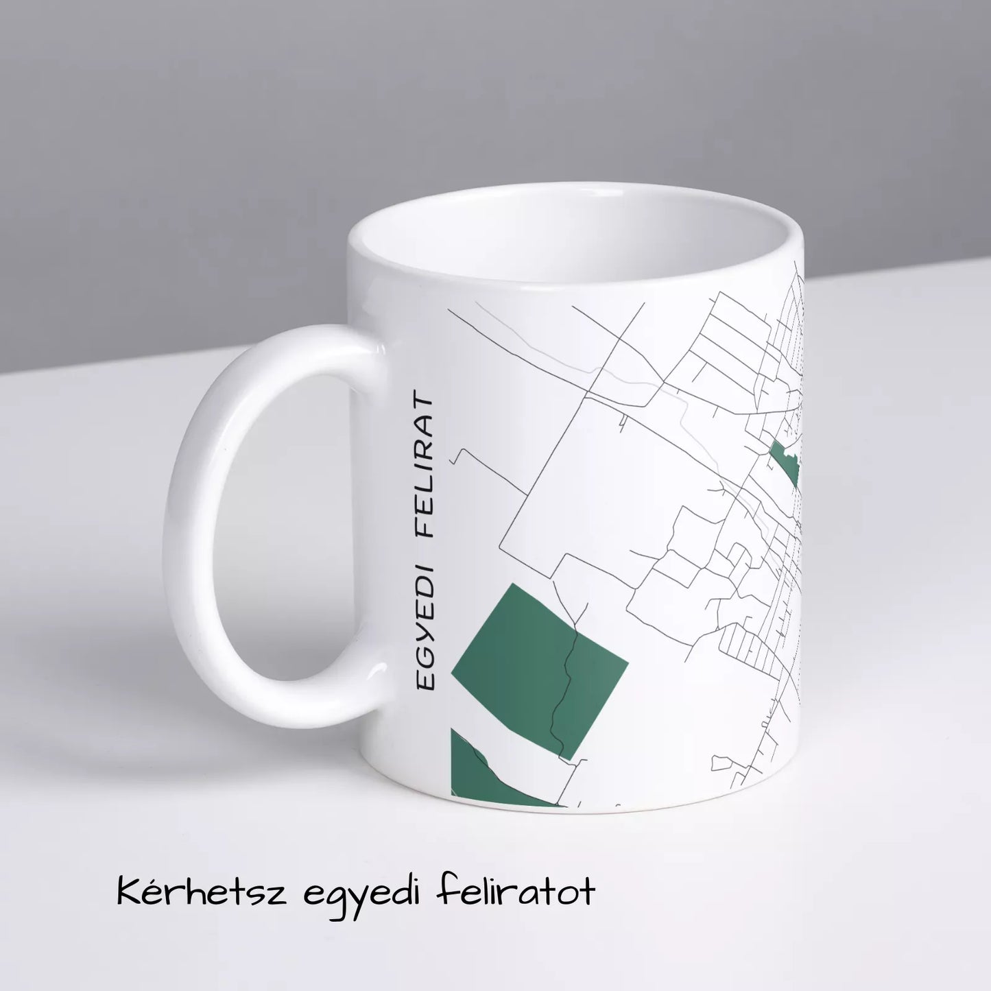 Nagykáta - Térképes bögre