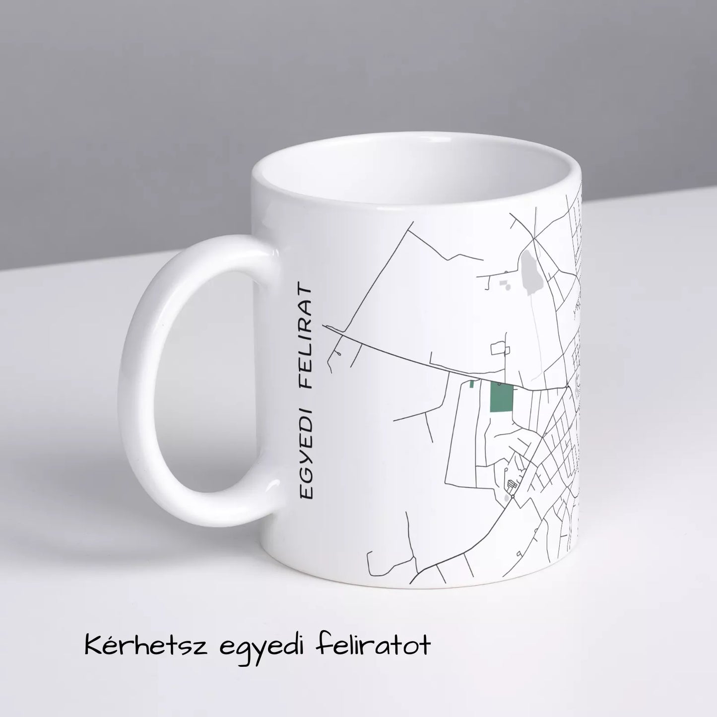 Nyírbátor - Térképes bögre