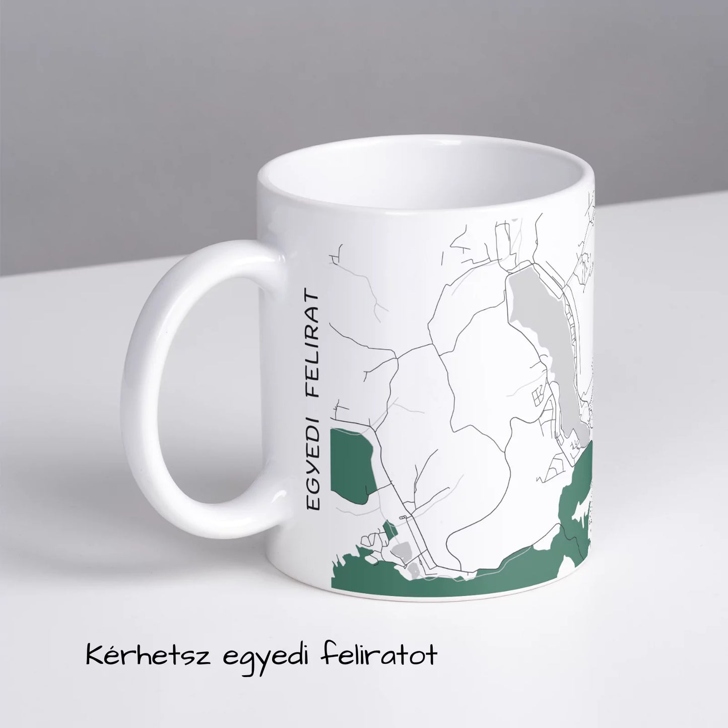 Orfű - Térképes bögre