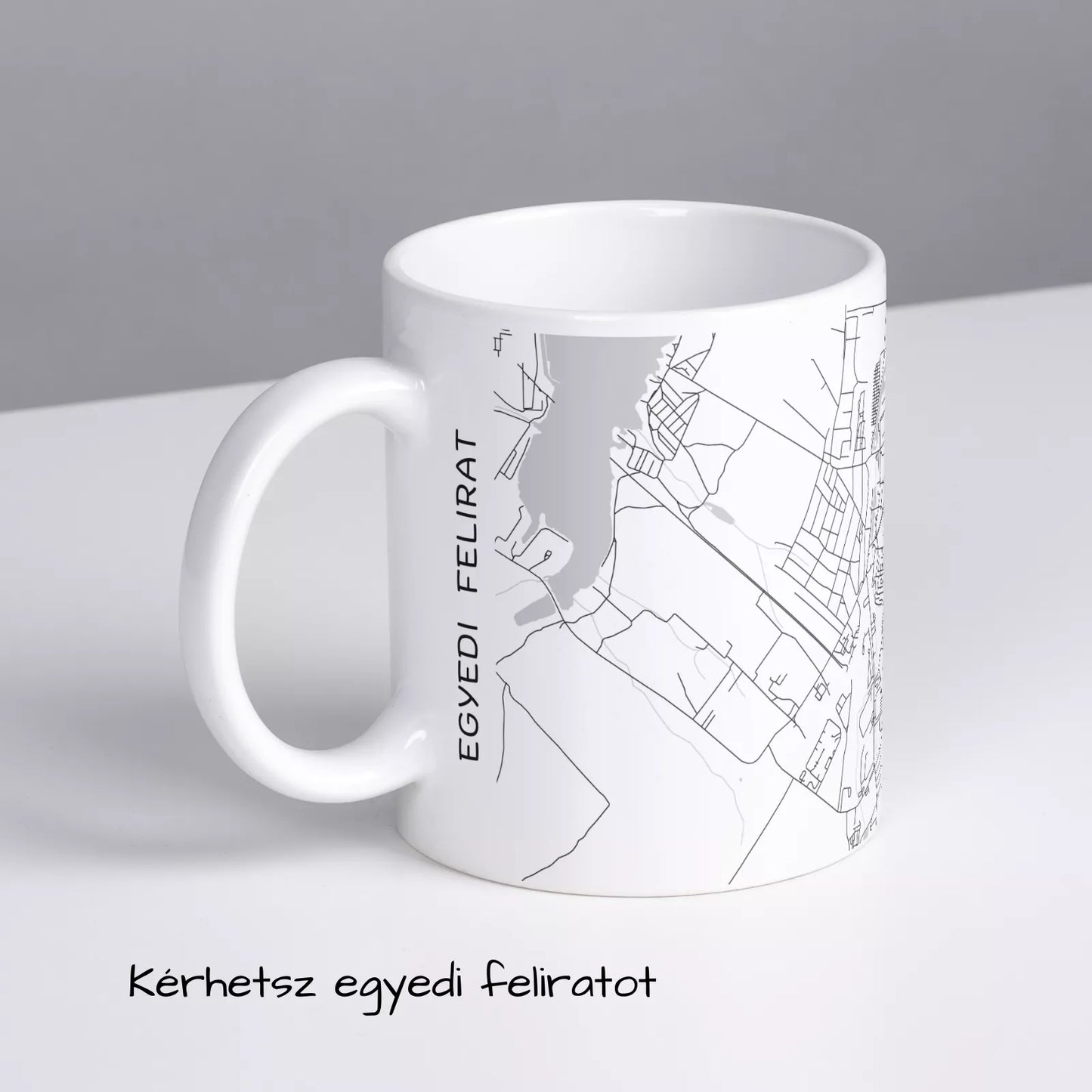 Oroszlány - Térképes bögre