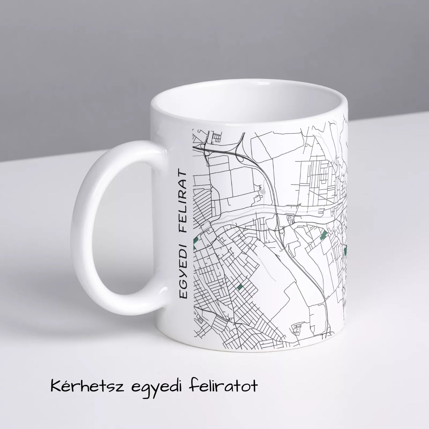 Pécel - Térképes bögre