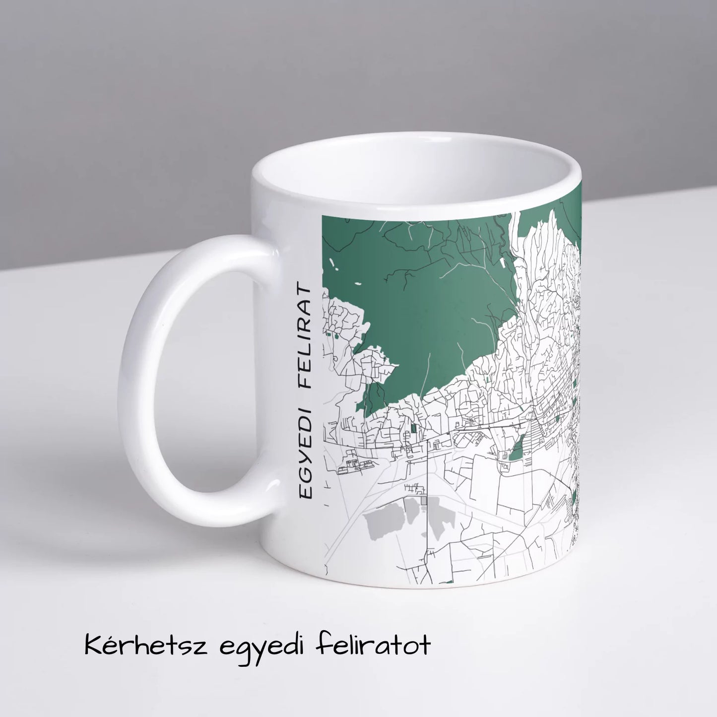 Pécs - Térképes bögre